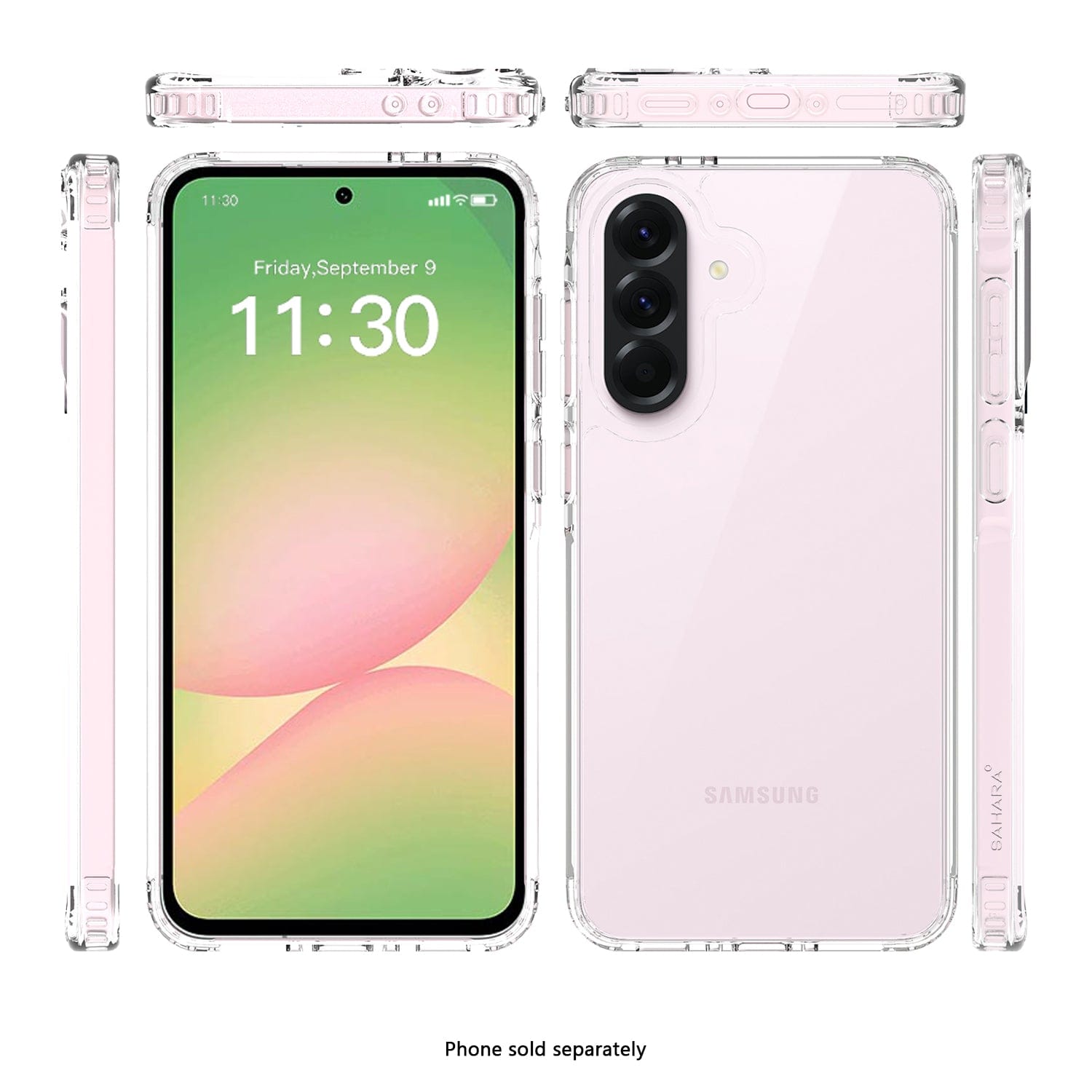 Galaxy A37 Clear Case - Anti-Slip Grip | Venture Series