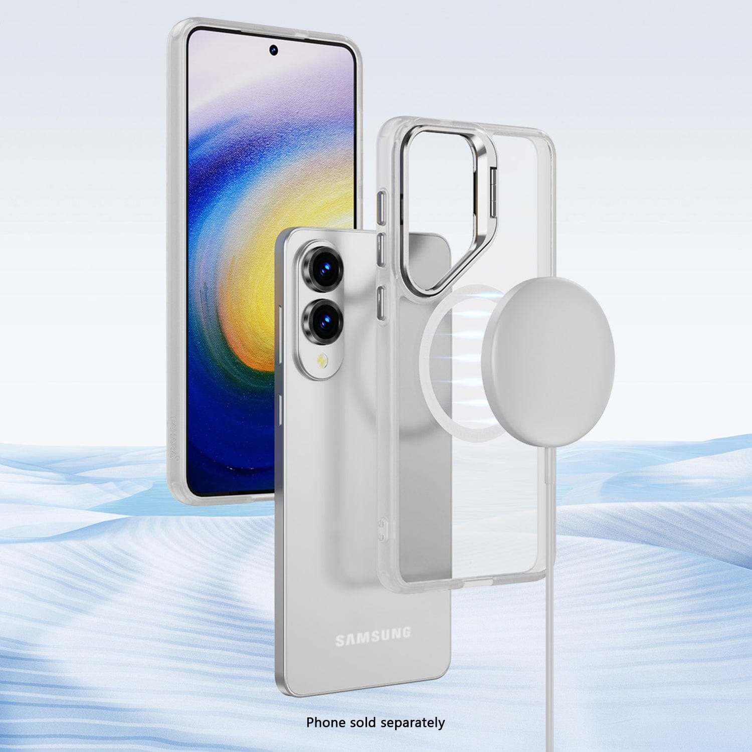 Samsung Galaxy S25 Edge Clear Case – Kickstand, MagSafe Compatible | Venture Series