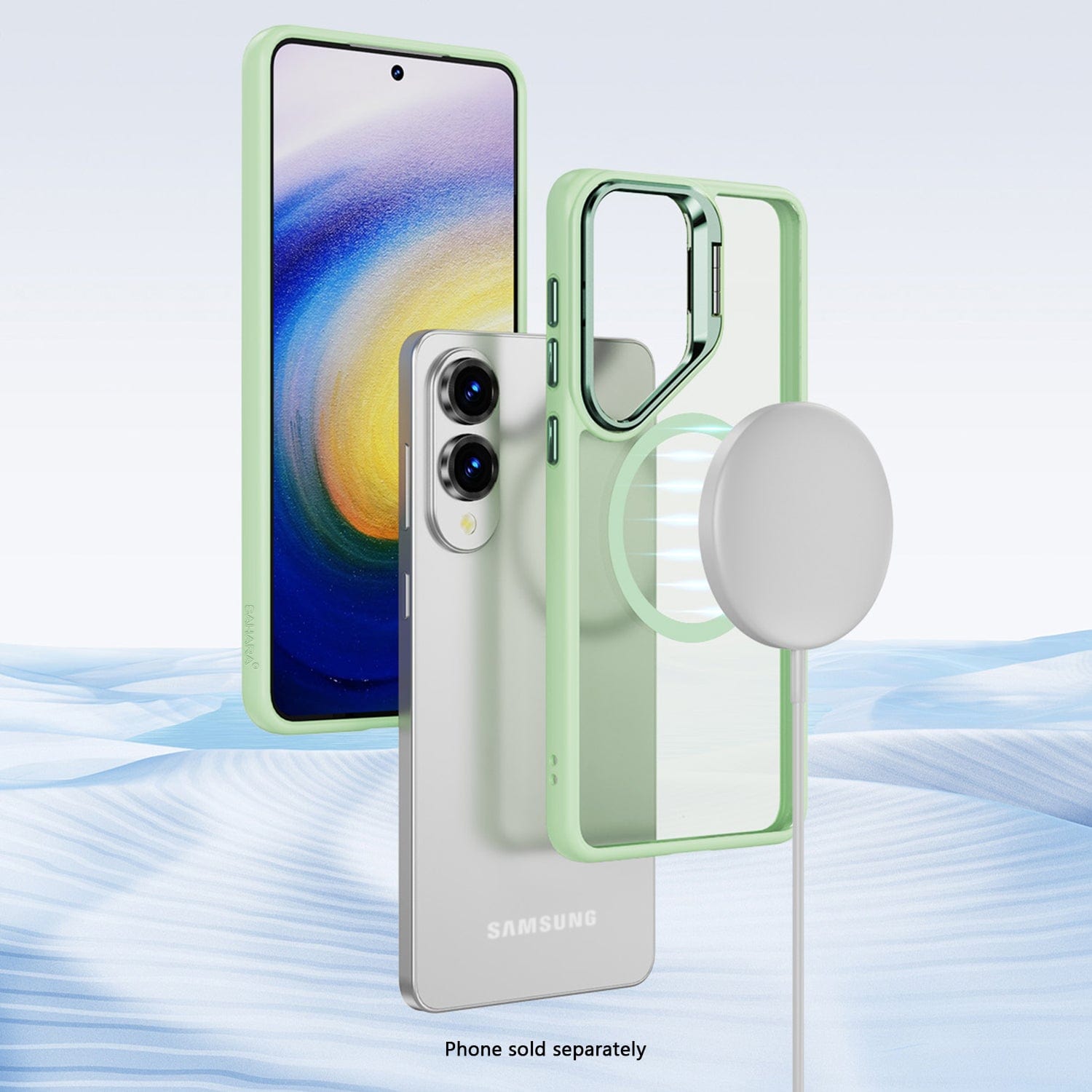 Samsung Galaxy S25 Edge Clear Case – Kickstand, MagSafe Compatible | Venture Series
