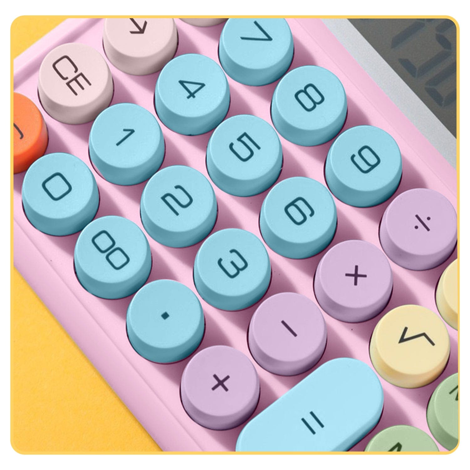 Desktop Calculator - Solar & Battery Powered, 12-Digit, Large Keys