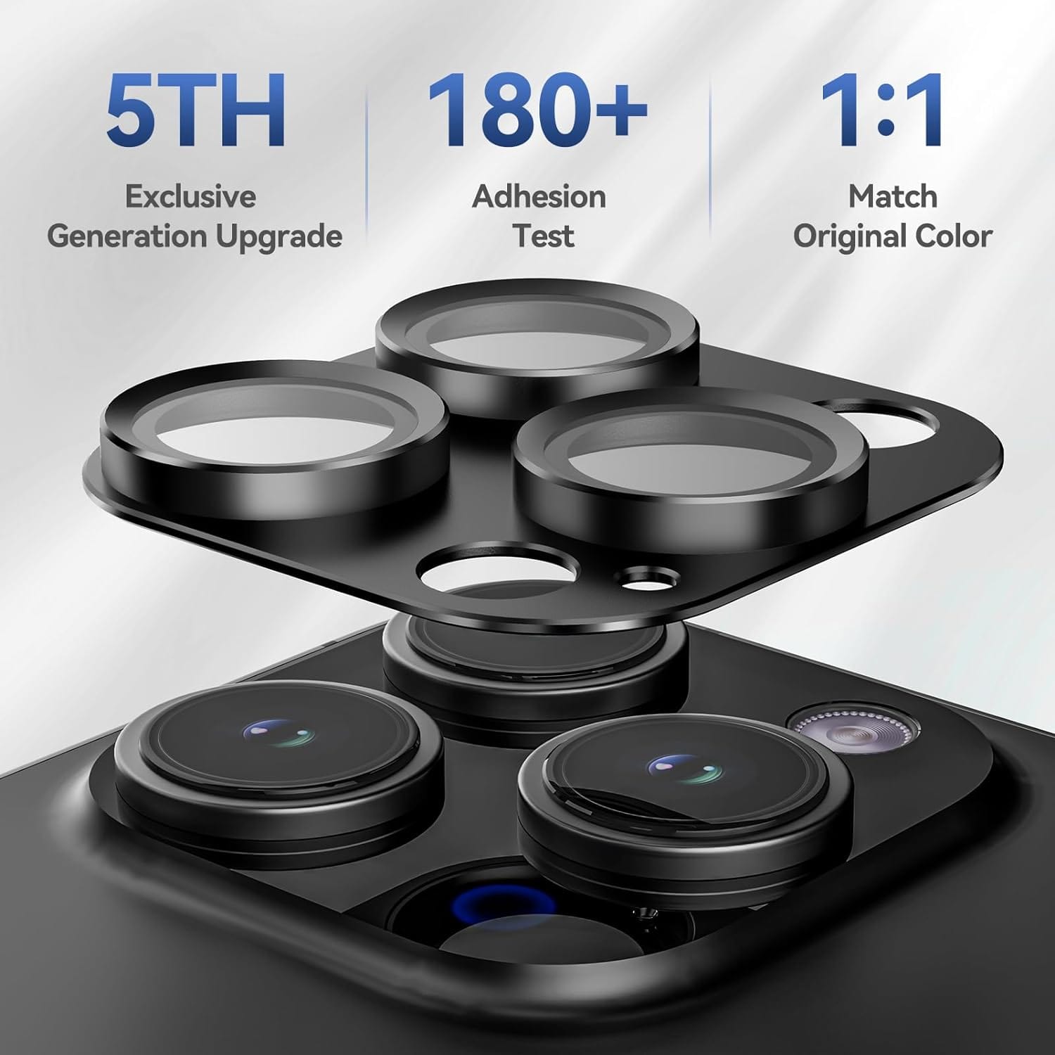 iPhone 15 Pro/Pro Max Camera Lens Protector - Ultra-Clear Glass, 2-Pack | ZeroDamage