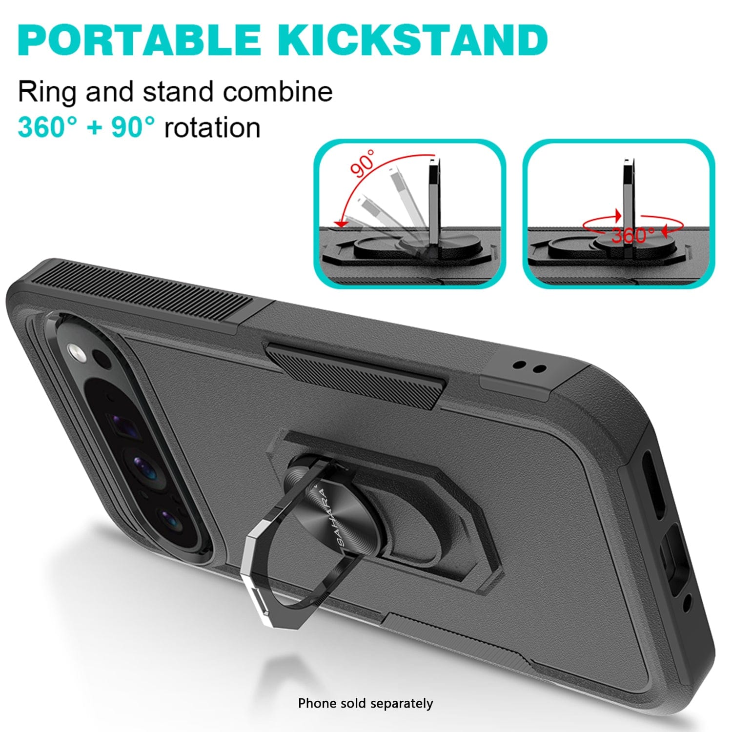 Google Pixel 10 Pro XL Case – Heavy-Duty Kickstand | Raider Series