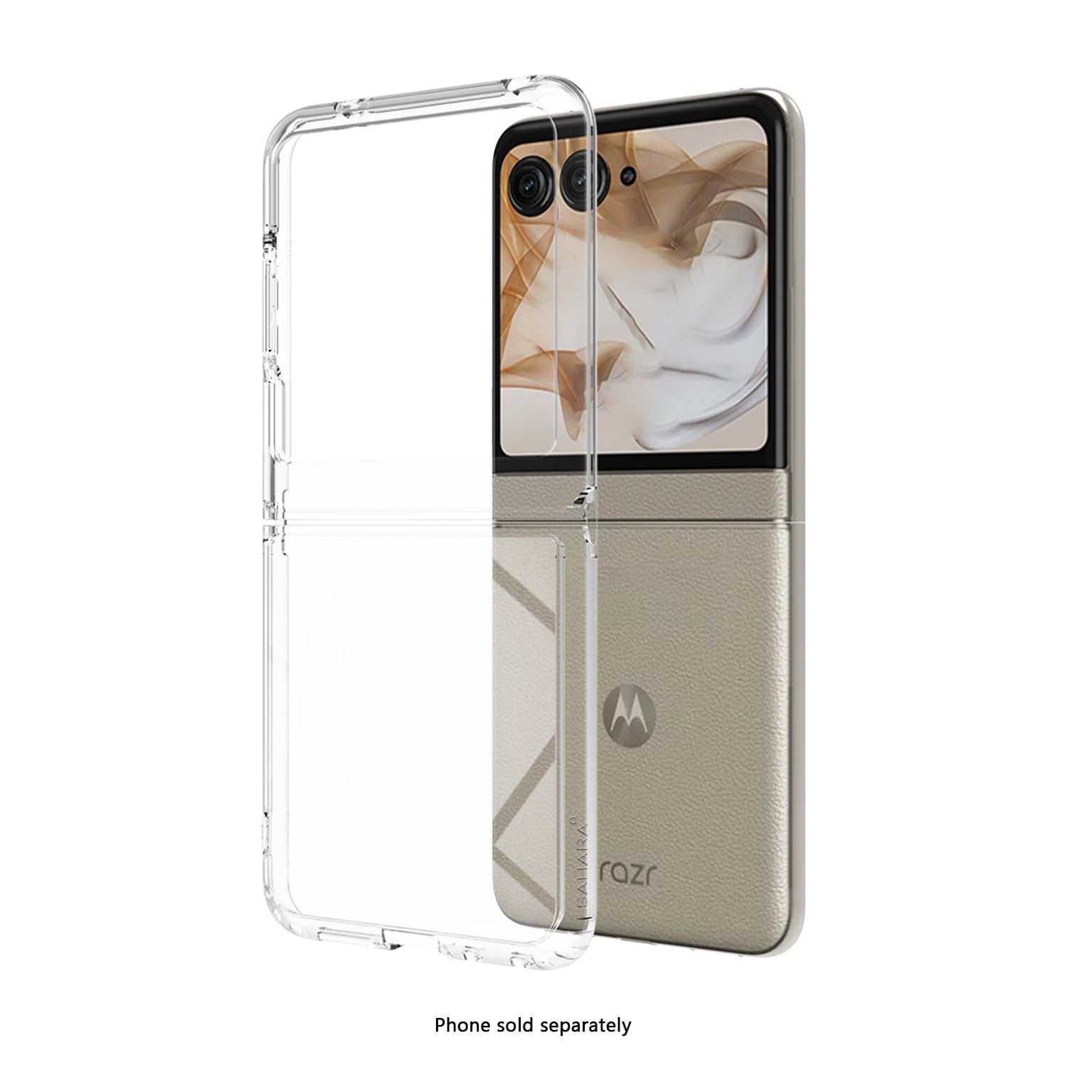 Motorola Razr (2025) Clear Case - Anti-Slip Grip, Shock-Absorbing Corners | Venture Series