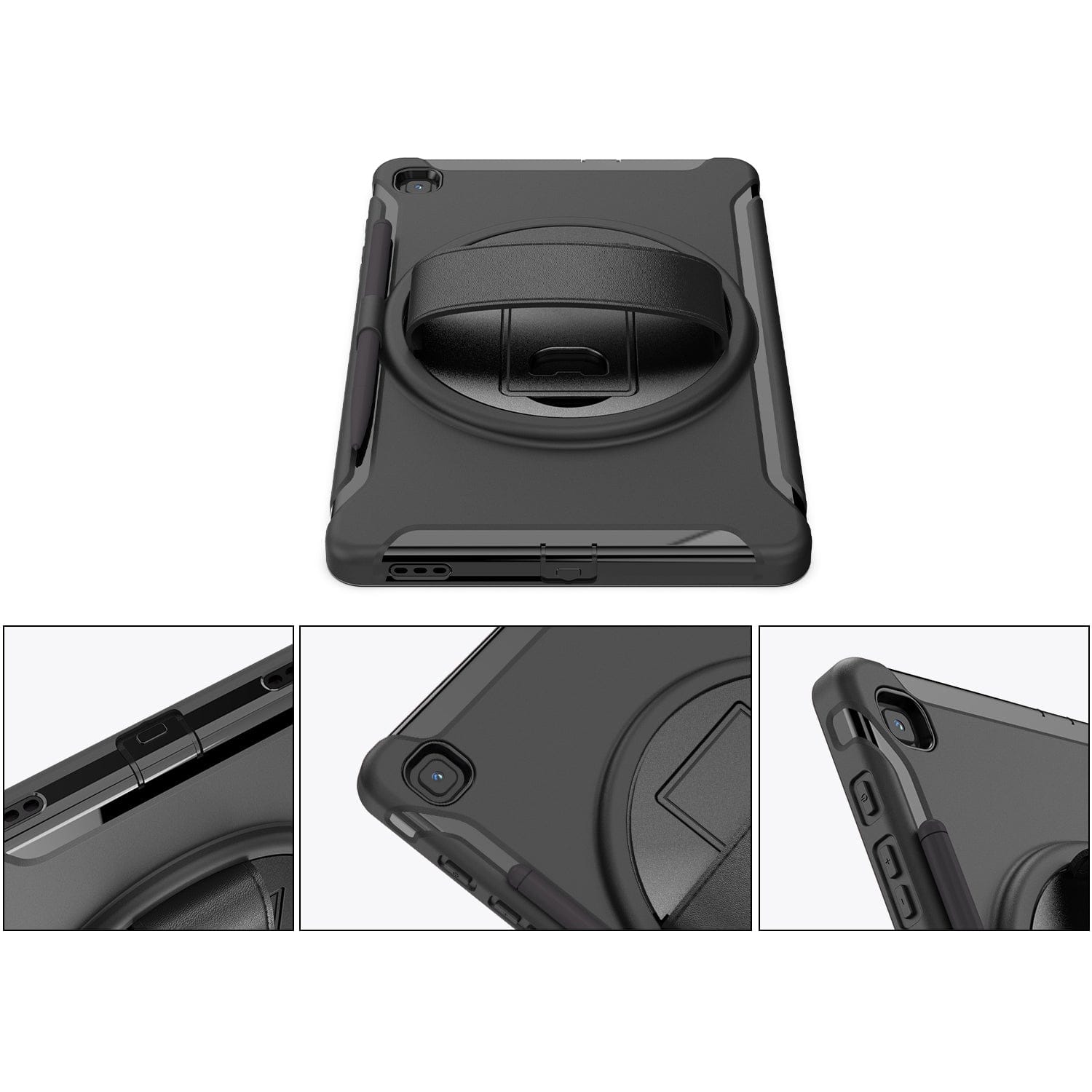 Raider Series Heavy Duty Hand Strap Case - Galaxy Tab S6 Lite