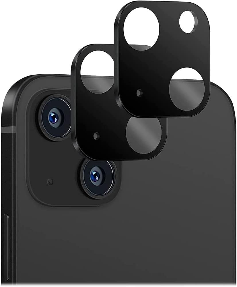 iPhone 14 Plus 6.7-inch Protection Kit Bundle - DualShock Case with Tempered Glass Screen and Camera Protector - Black