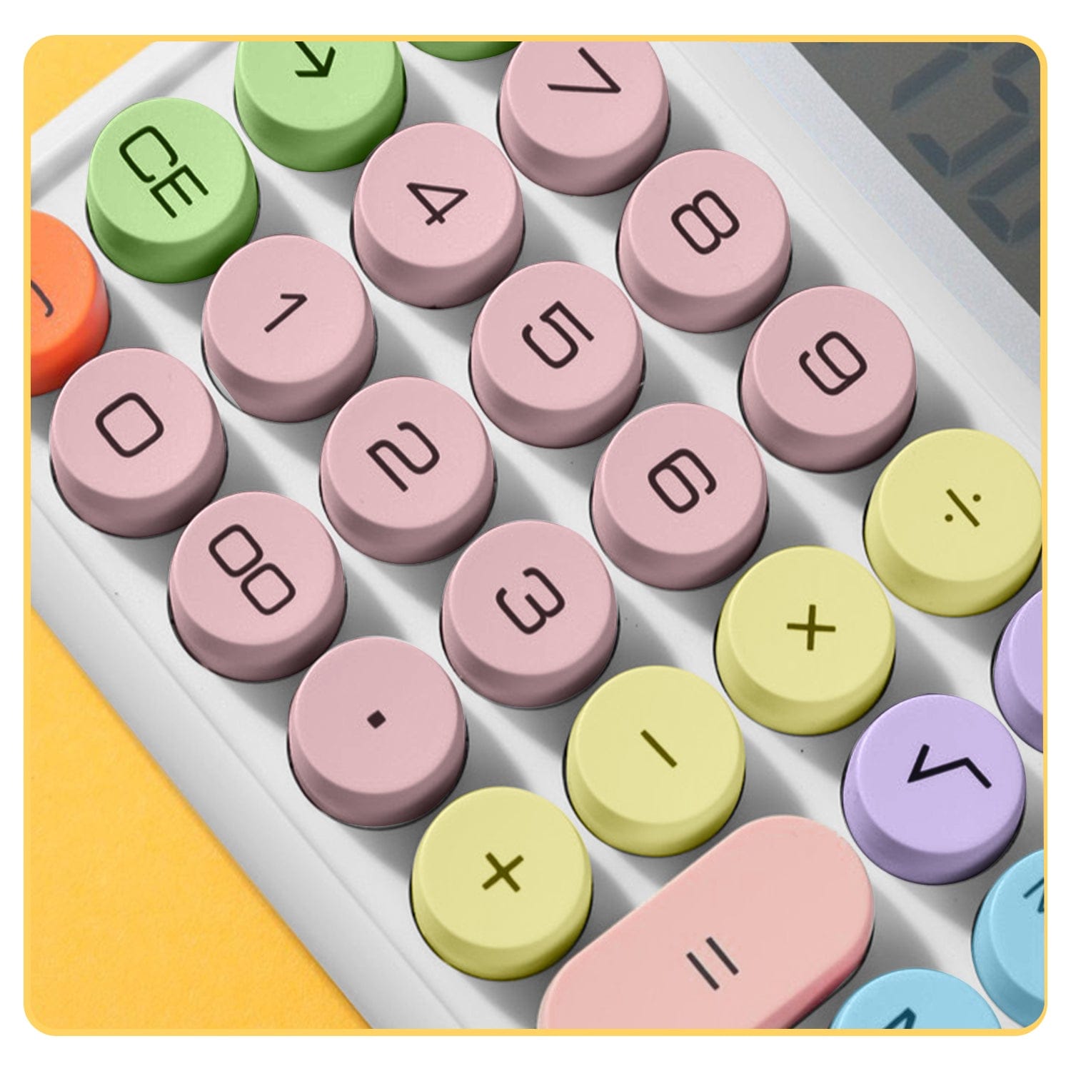 Desktop Calculator - Solar & Battery Powered, 12-Digit, Large Keys