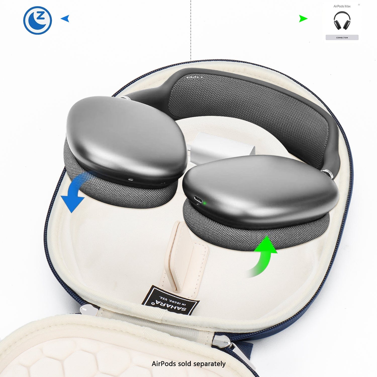 Sahara Carry Case with Pockets - Apple AirPods Max