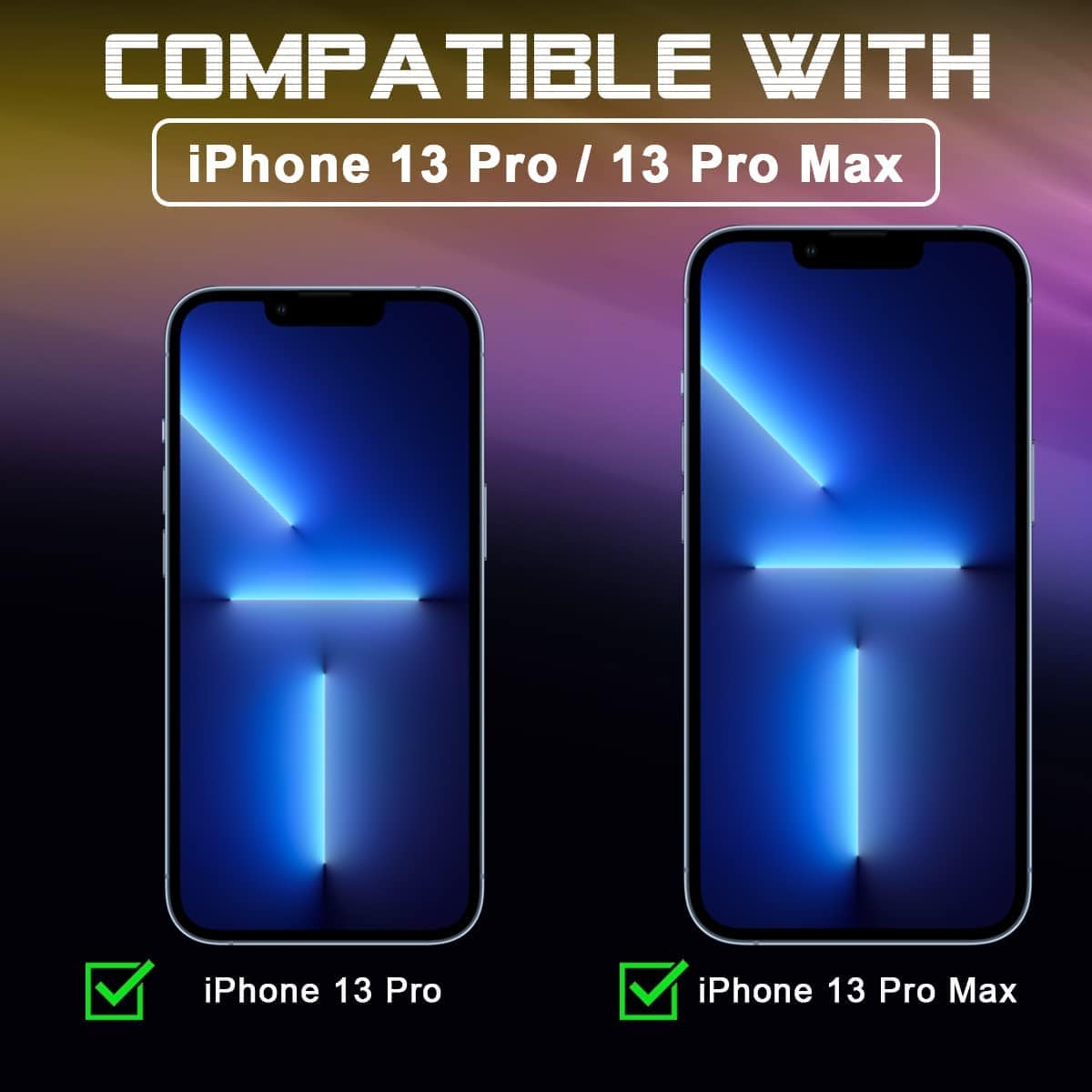 ZeroDamage Camera Lens Protector (2-Pack) - iPhone 13 Pro and iPhone 13 Pro Max