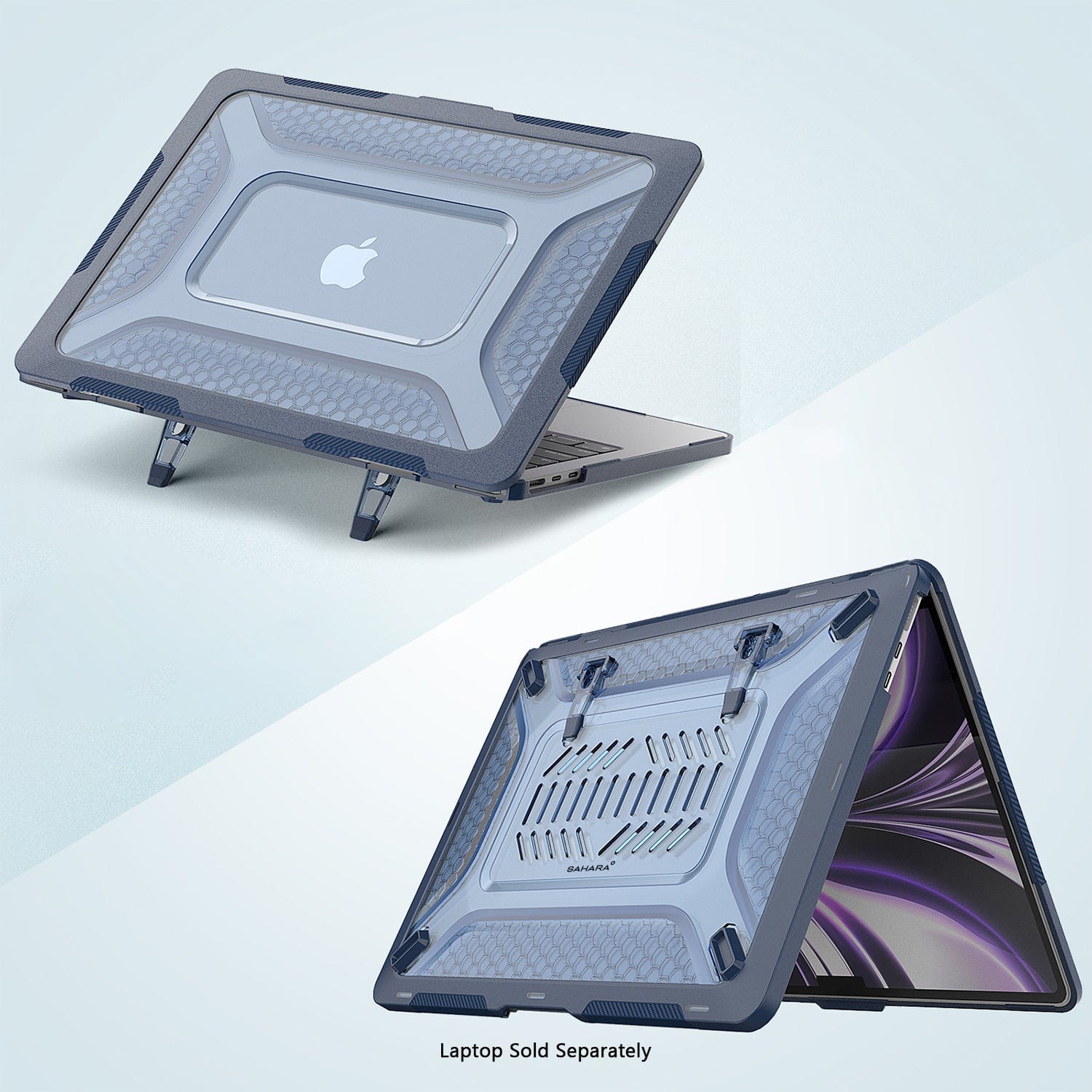 MacBook Pro 14" (2021–2025, M1–M5) with Adjustable Stand Case - Shock-Absorbing | Raider Ultra-Duty Series