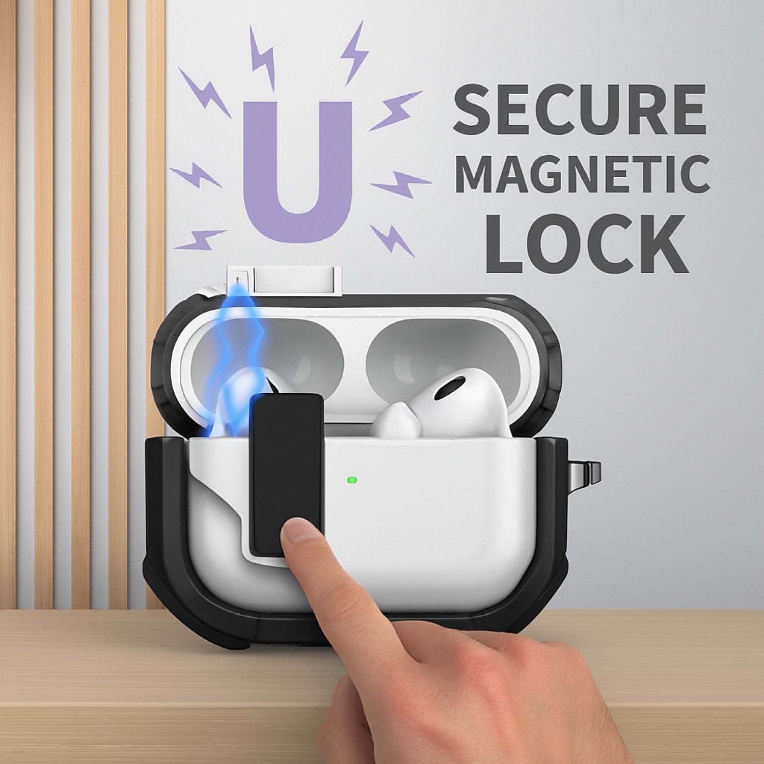 Apple AirPods Pro 3 Case - Secure Lock | Venture-X Series