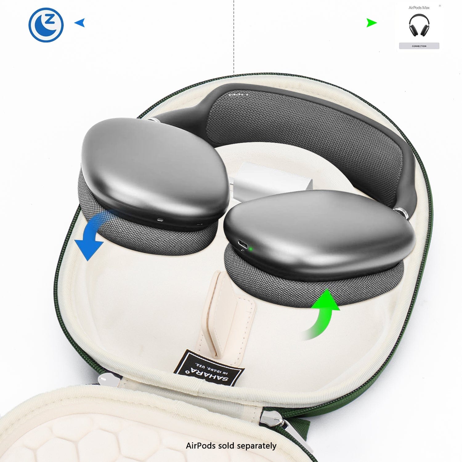 Sahara Carry Case with Pockets - Apple AirPods Max