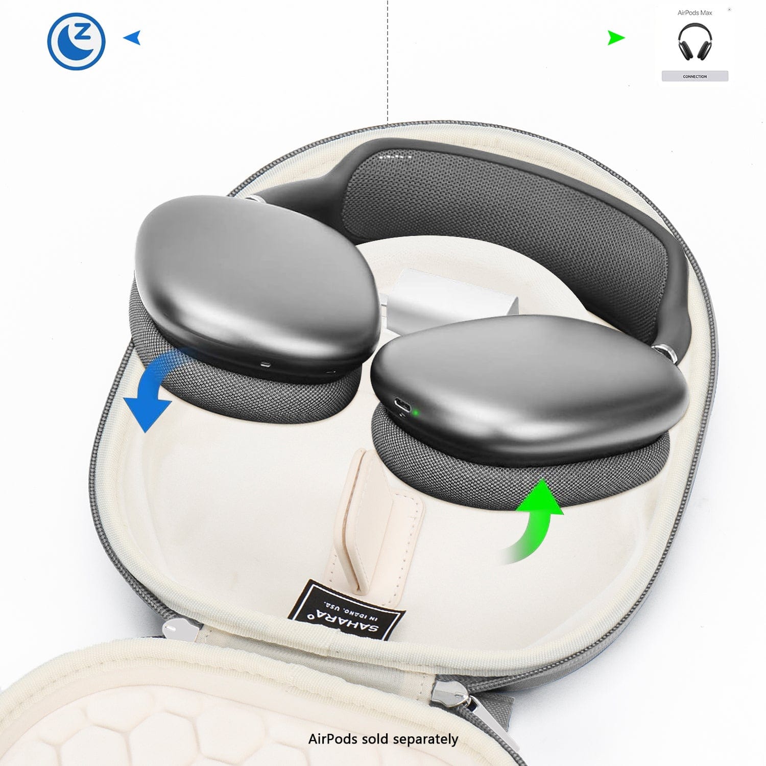 Sahara Carry Case with Pockets - Apple AirPods Max