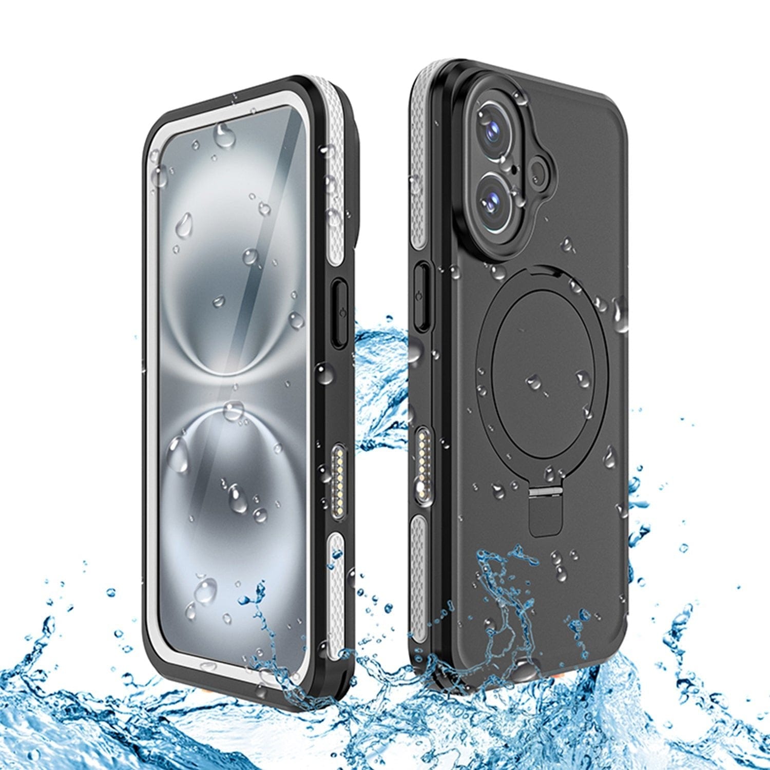 iPhone 16 Plus Waterproof Case - IP68, Military-Grade Protection | Oasis Series