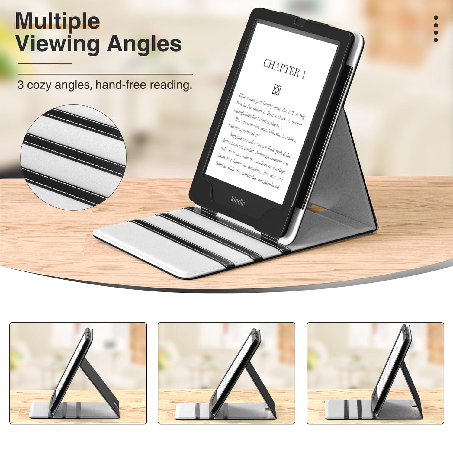 Multi-Angle Case for Amazon Kindle Paperwhite (2021-2023 release)