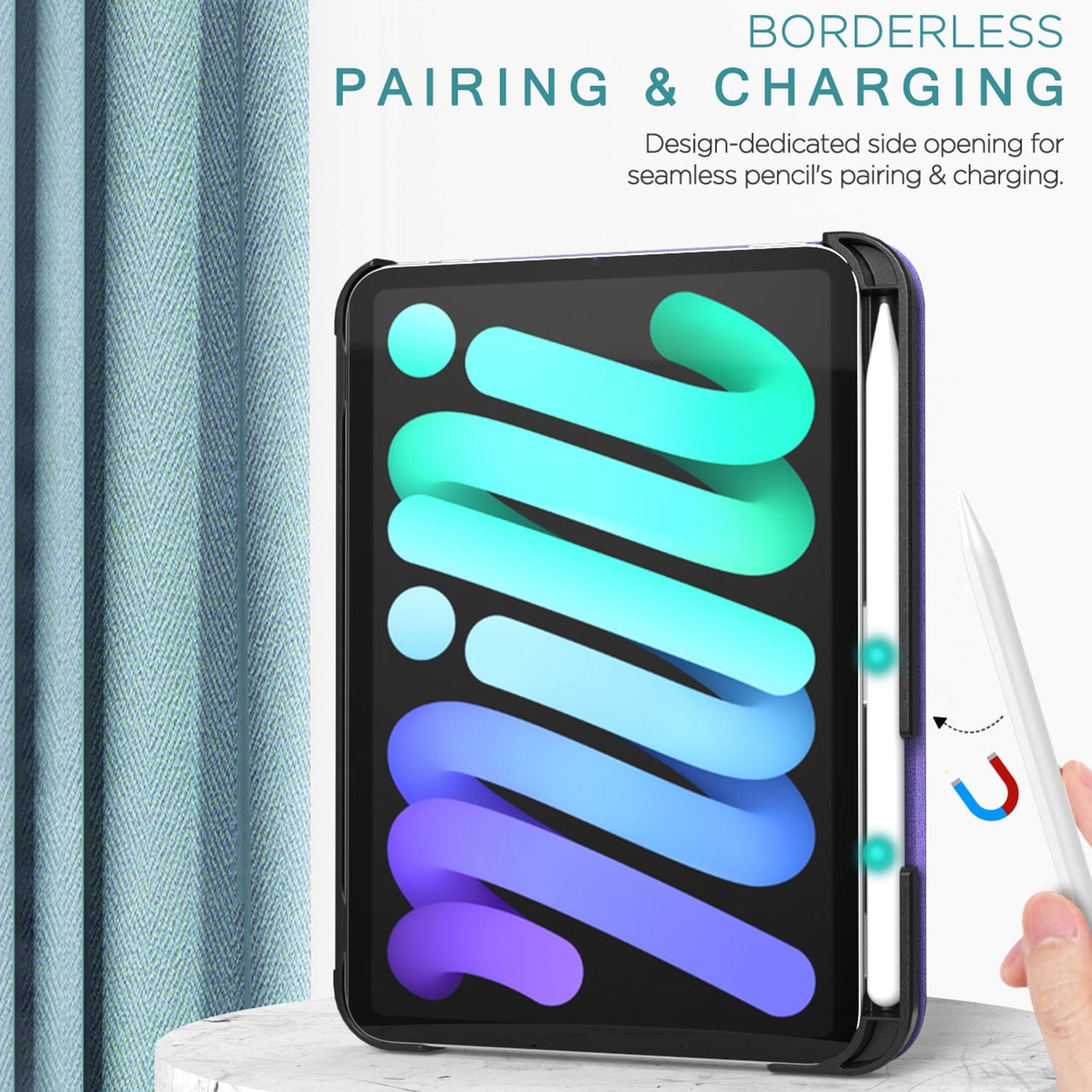 Venture Series Kickstand Case - Apple iPad mini (A17 Pro) and Apple iPad mini (6th Generation 2021)