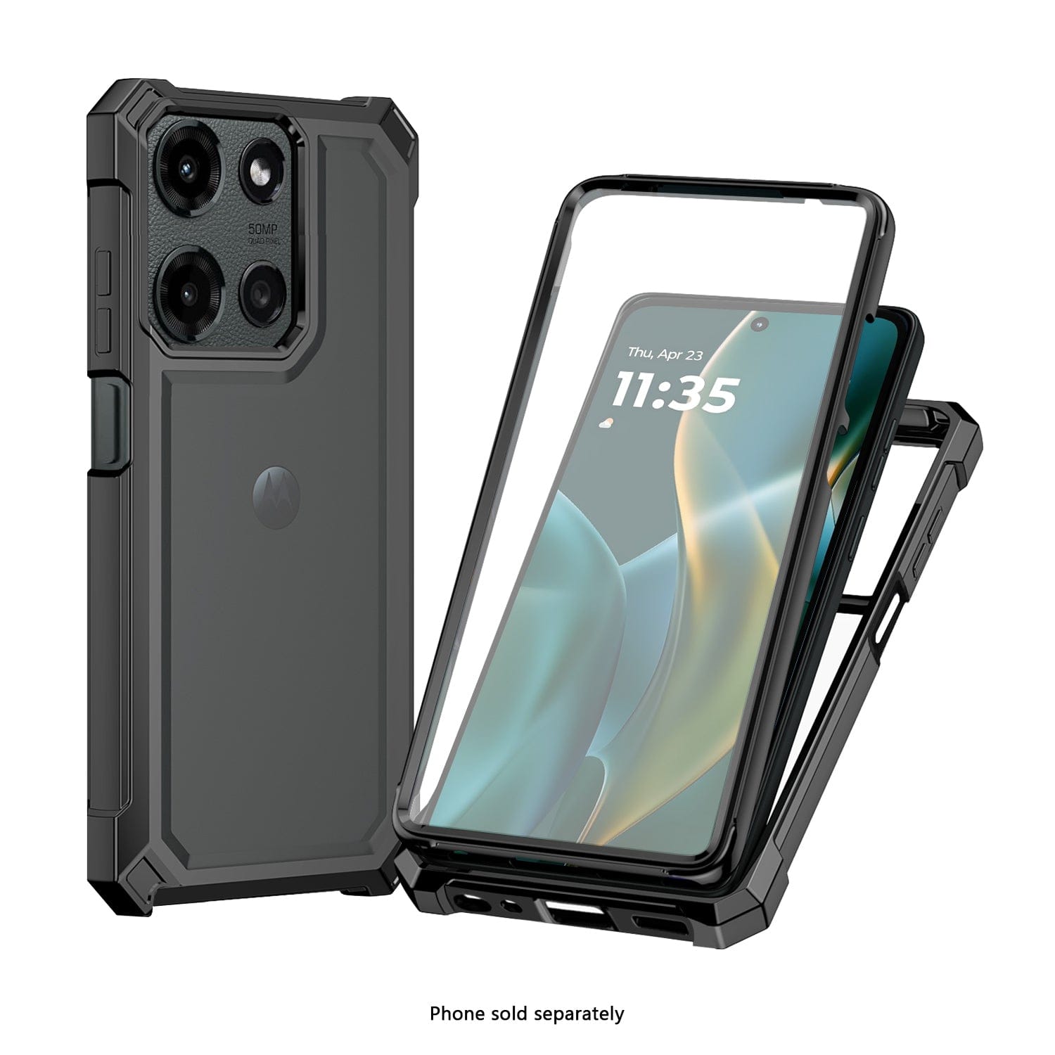 Motorola Moto G 5G (2025) Case – Grip with Built-In Screen Protector | Raider Series