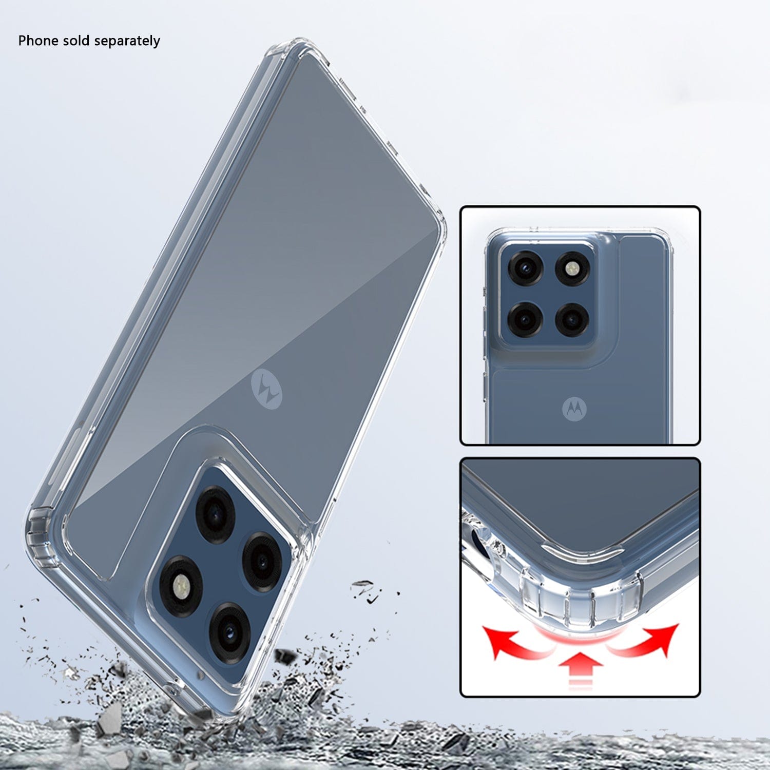 Venture Series Hard Shell Clear Case - Motorola Moto G Stylus 5G (2025)