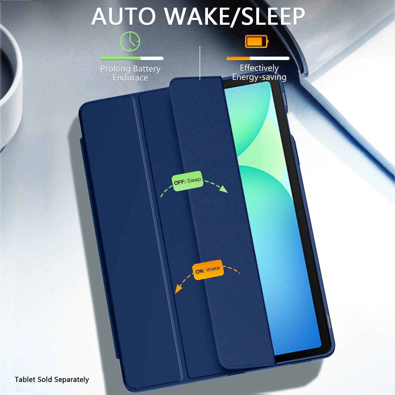 Samsung Galaxy Tab S10 FE+ Folio Case - Durable Lightweight Ergonomic Design | Venture Series