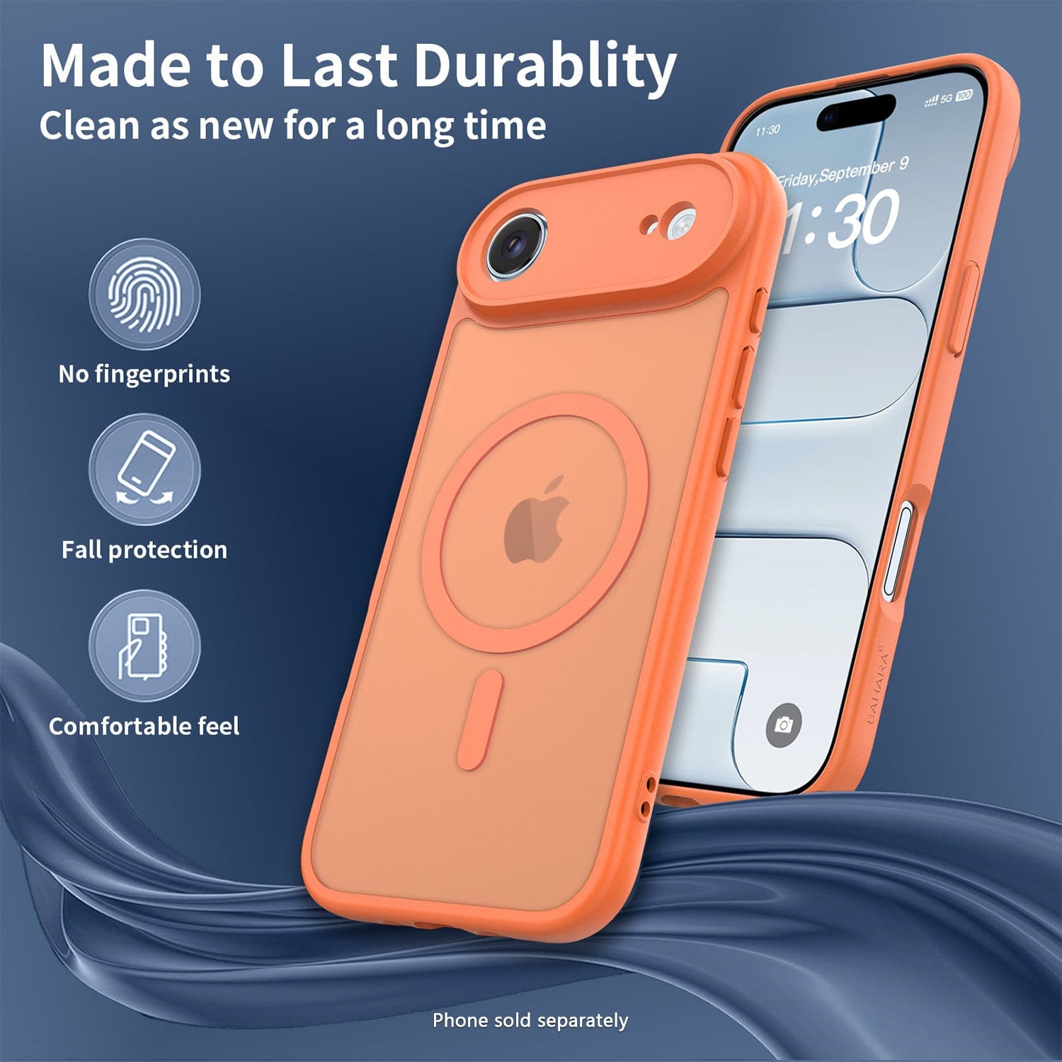 iPhone Air Slim Case - Transparent Matte Finish | Venture Series