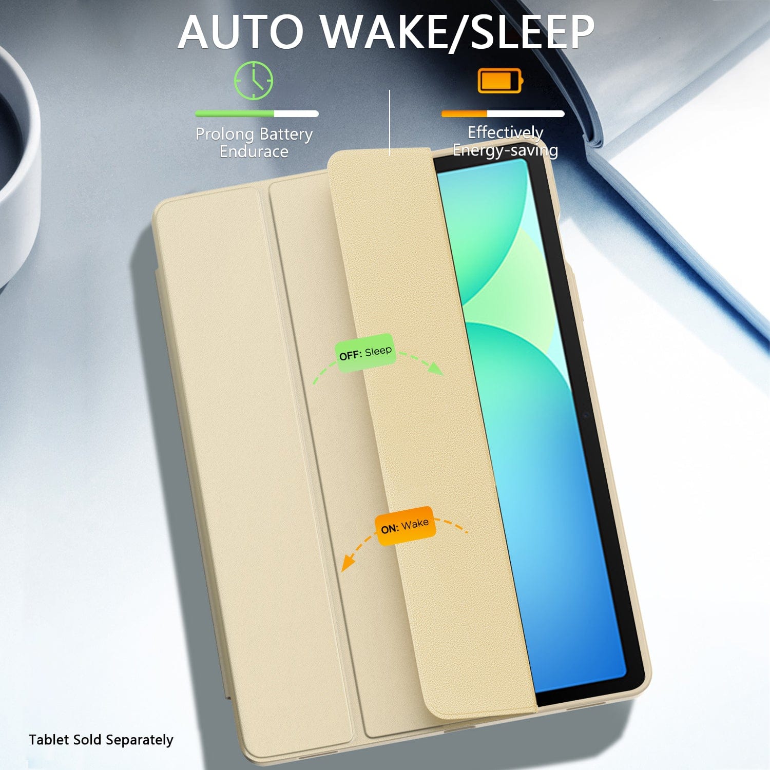 Samsung Galaxy Tab S10 FE Folio Case - Durable Lightweight Ergonomic Design | Venture Series