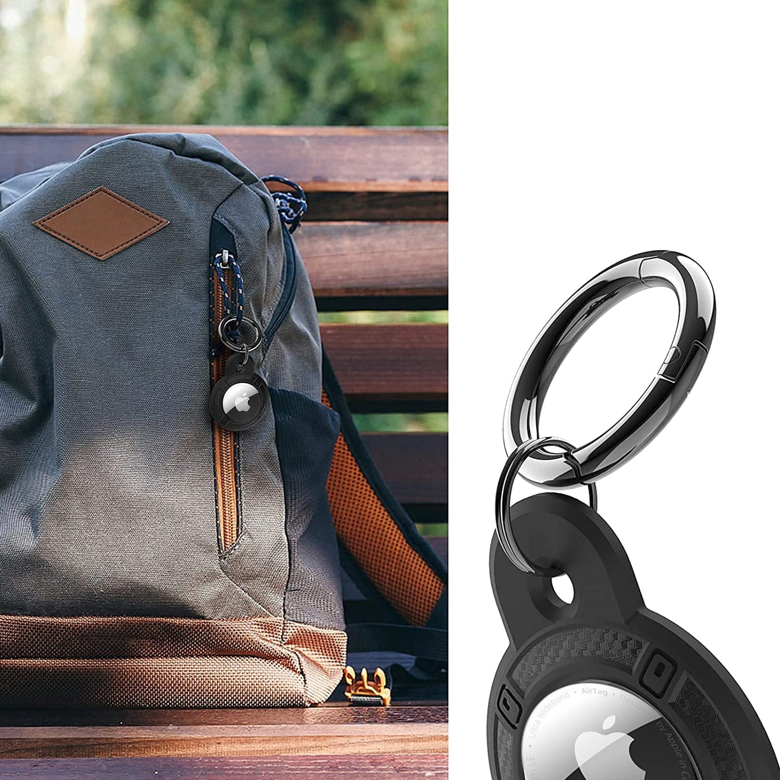 Apple AirTag Case - Heavy-Duty, Carabiner Clip | Raider Series