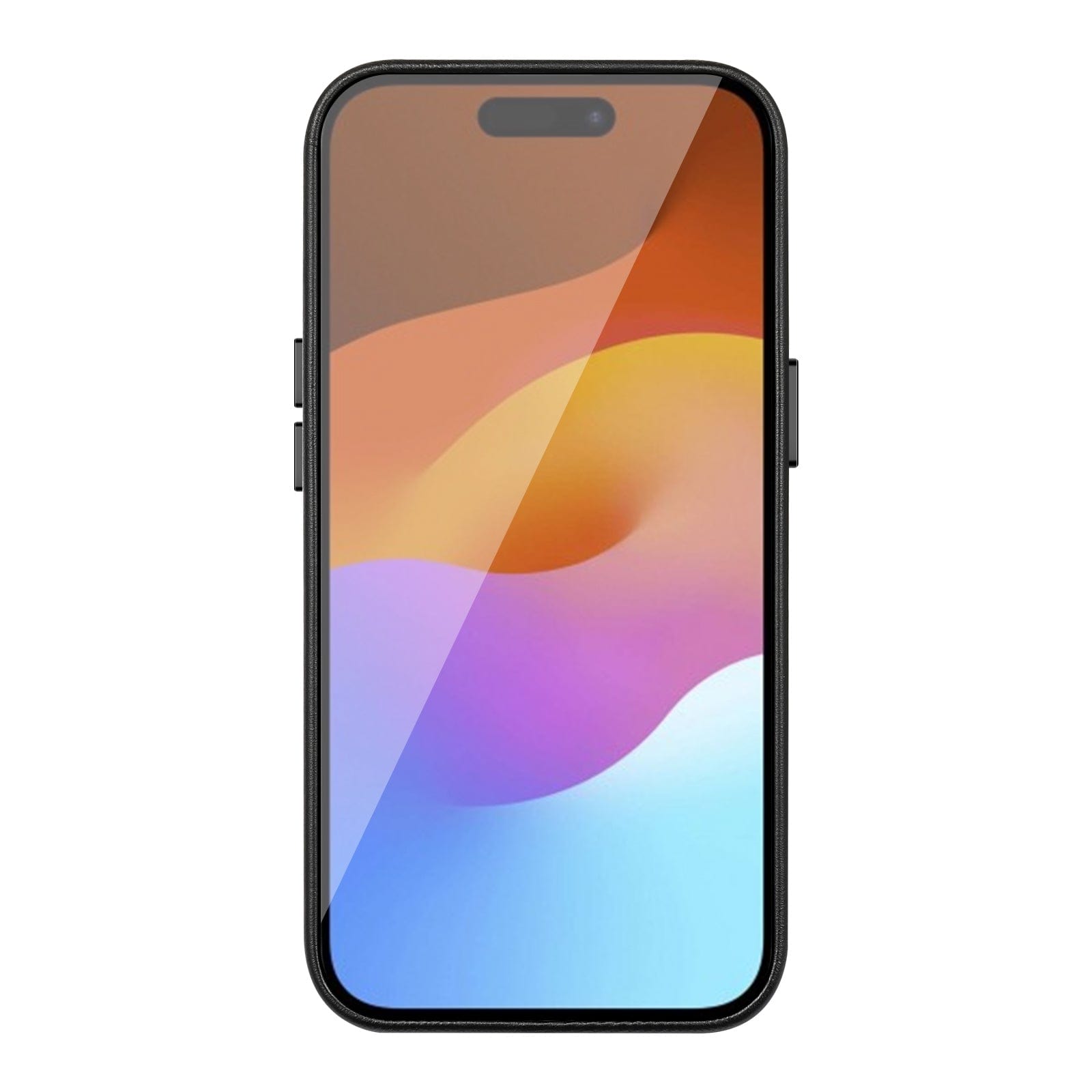 Indy Series Leather FingerGrip Case with Screen and Camera Protector - iPhone 15 Pro Max