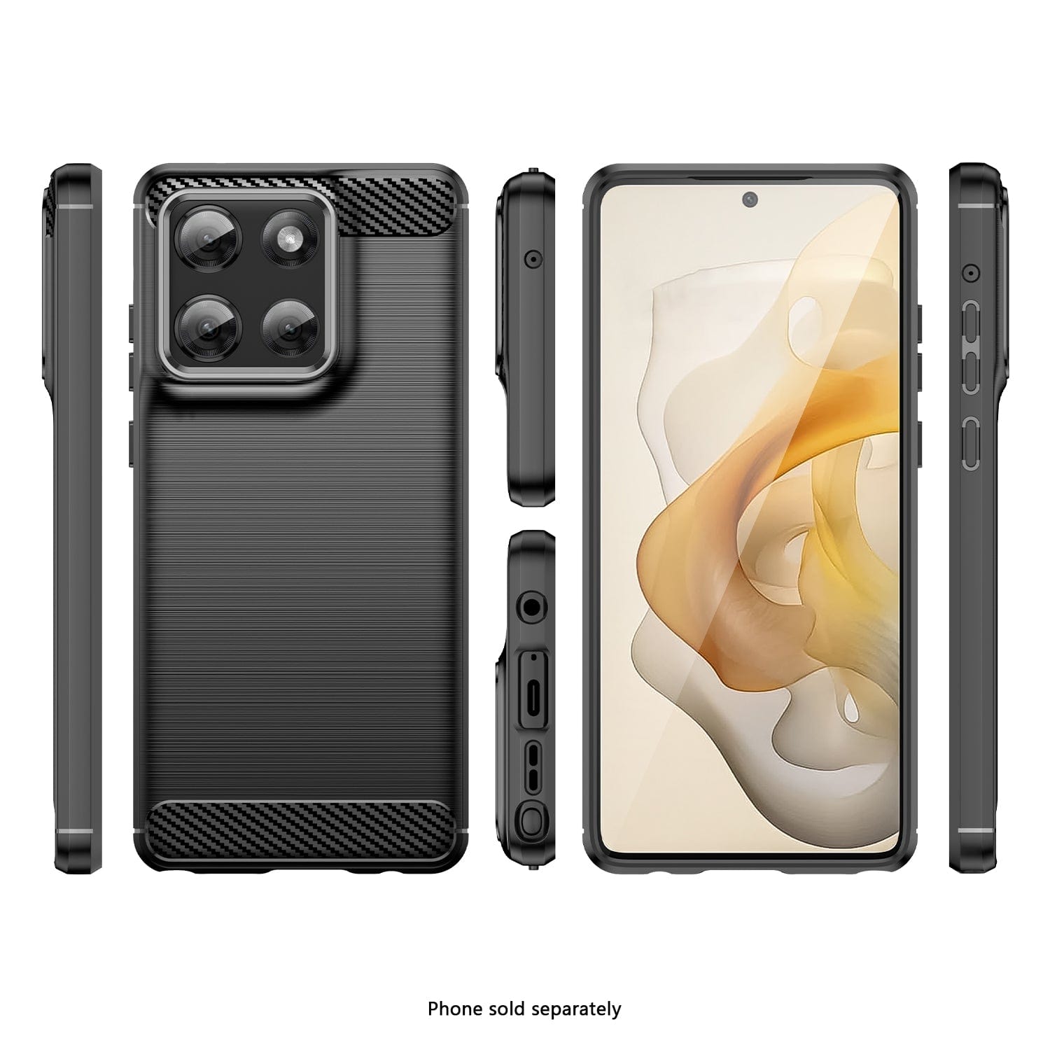 Motorola G Stylus 5G (2025) Flex Anti-Slip Case - Ergonomic Closed-Button Design | Venture Series