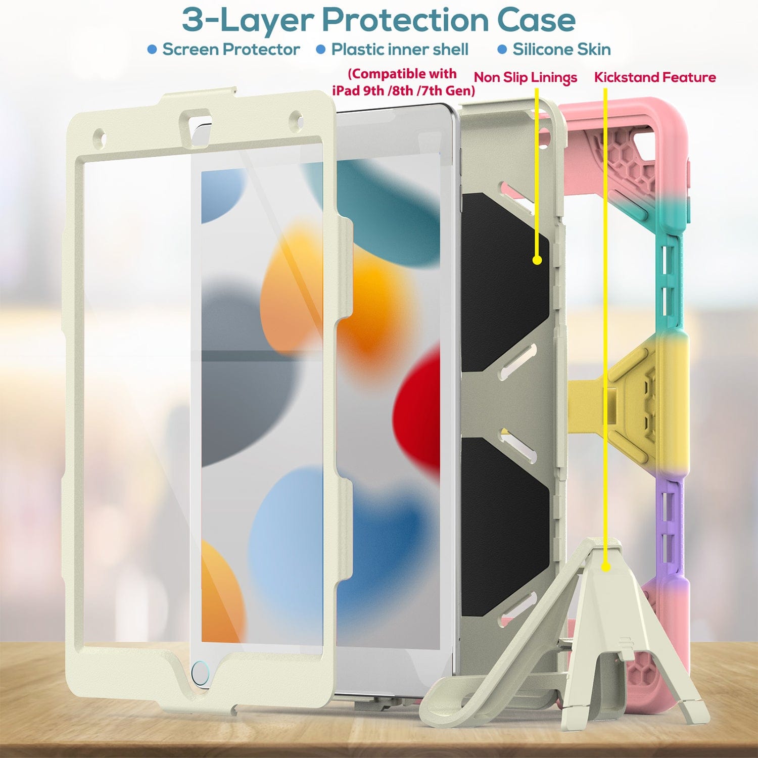 Wander Series Kickstand Case - iPad 10.2"