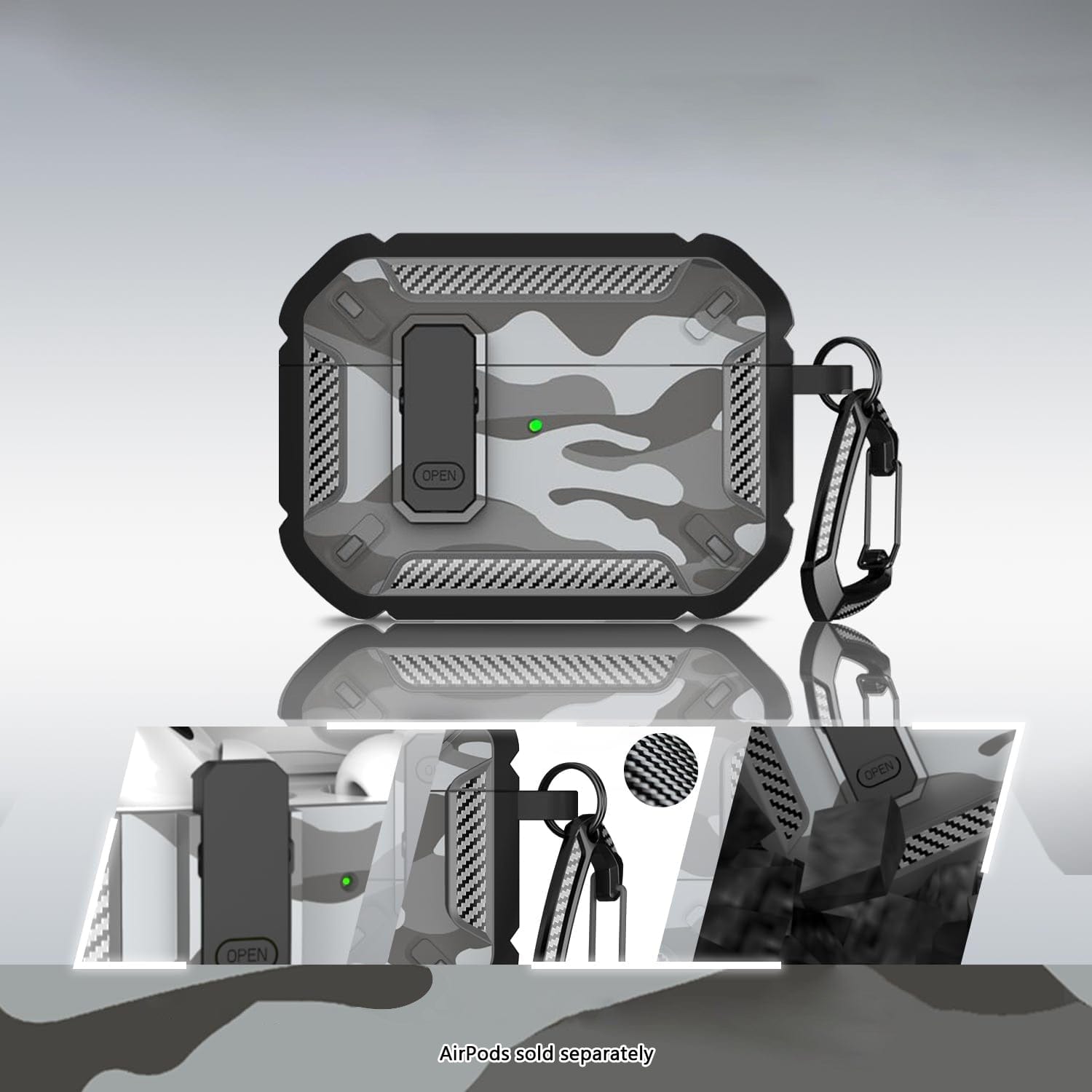 Apple AirPods Pro 3 Case - Heavy-Duty, Secure Lock | Raider Series