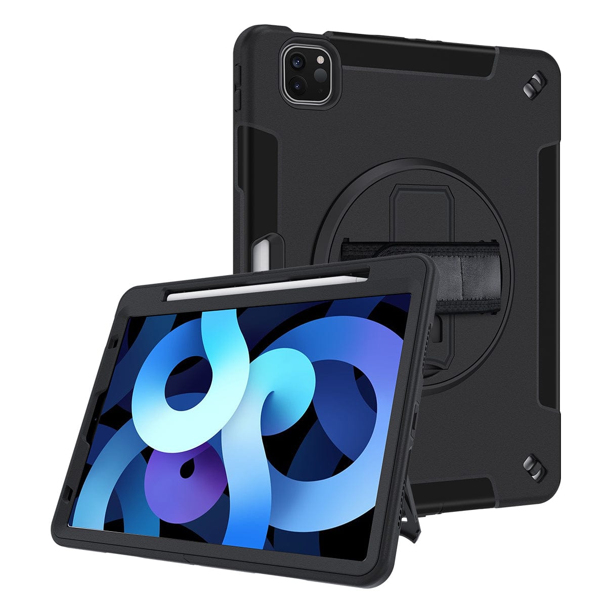 Raider Series Heavy-Duty Hand Strap Case - Apple iPad Air 10.9-inch (4th/5th Gen) and iPad Air 11-inch (M2 2024 & M3 2025)