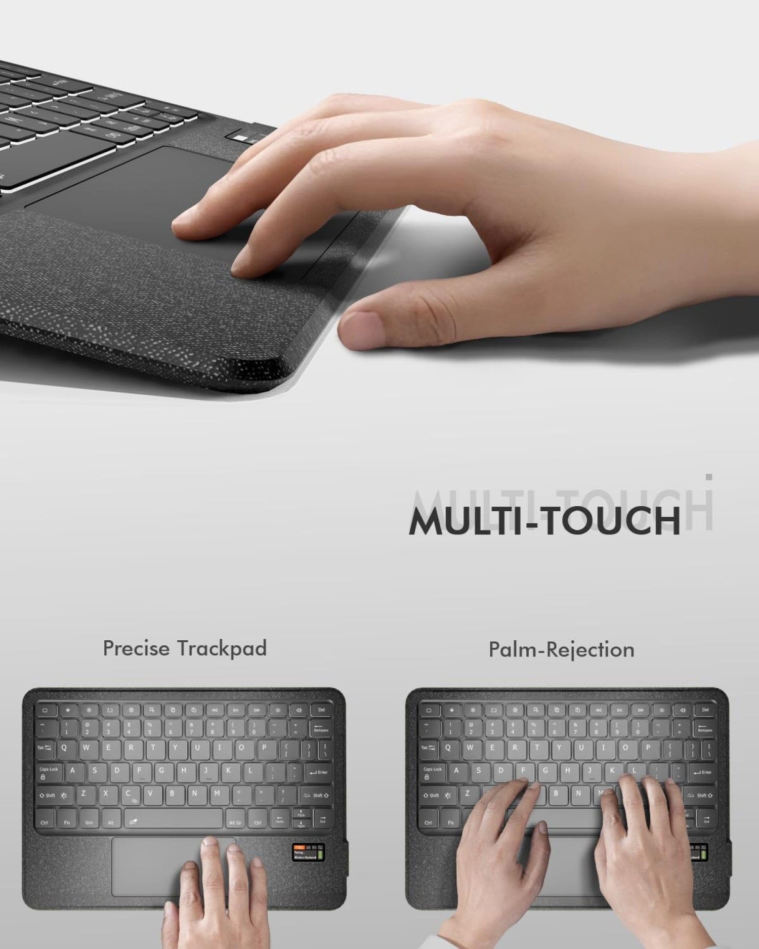 Samsung Galaxy Tab S11 Ultra Keyboard Case - Slim Backlit with Trackpad | ProTouch Navigate Series
