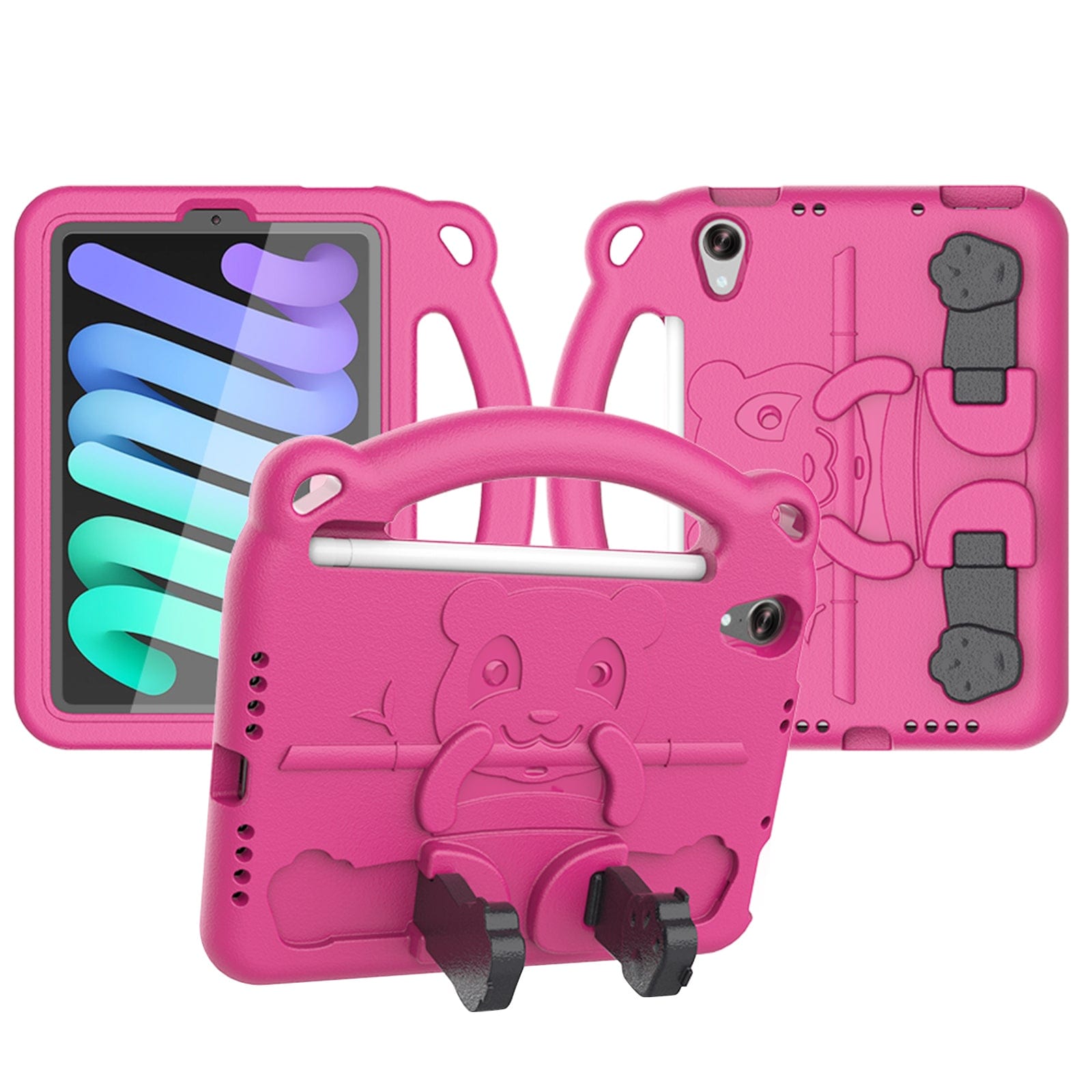 Wander Series Teddy Bear Kickstand Case - Apple iPad mini (A17 Pro) and Apple iPad mini (6th Generation 2021)