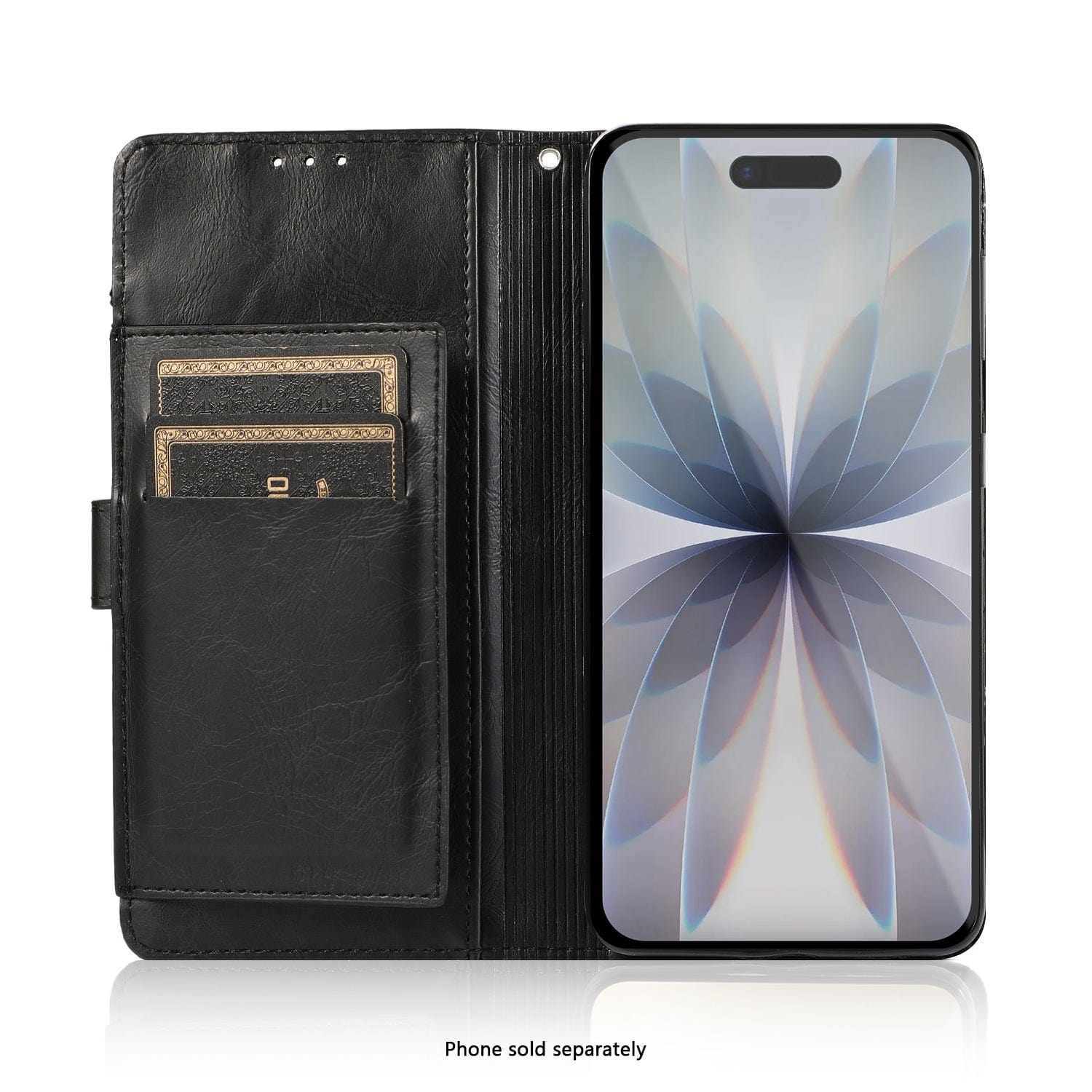 Indy Series Leather Folio Wallet Case Compatible with Magsafe for Apple iPhone 17