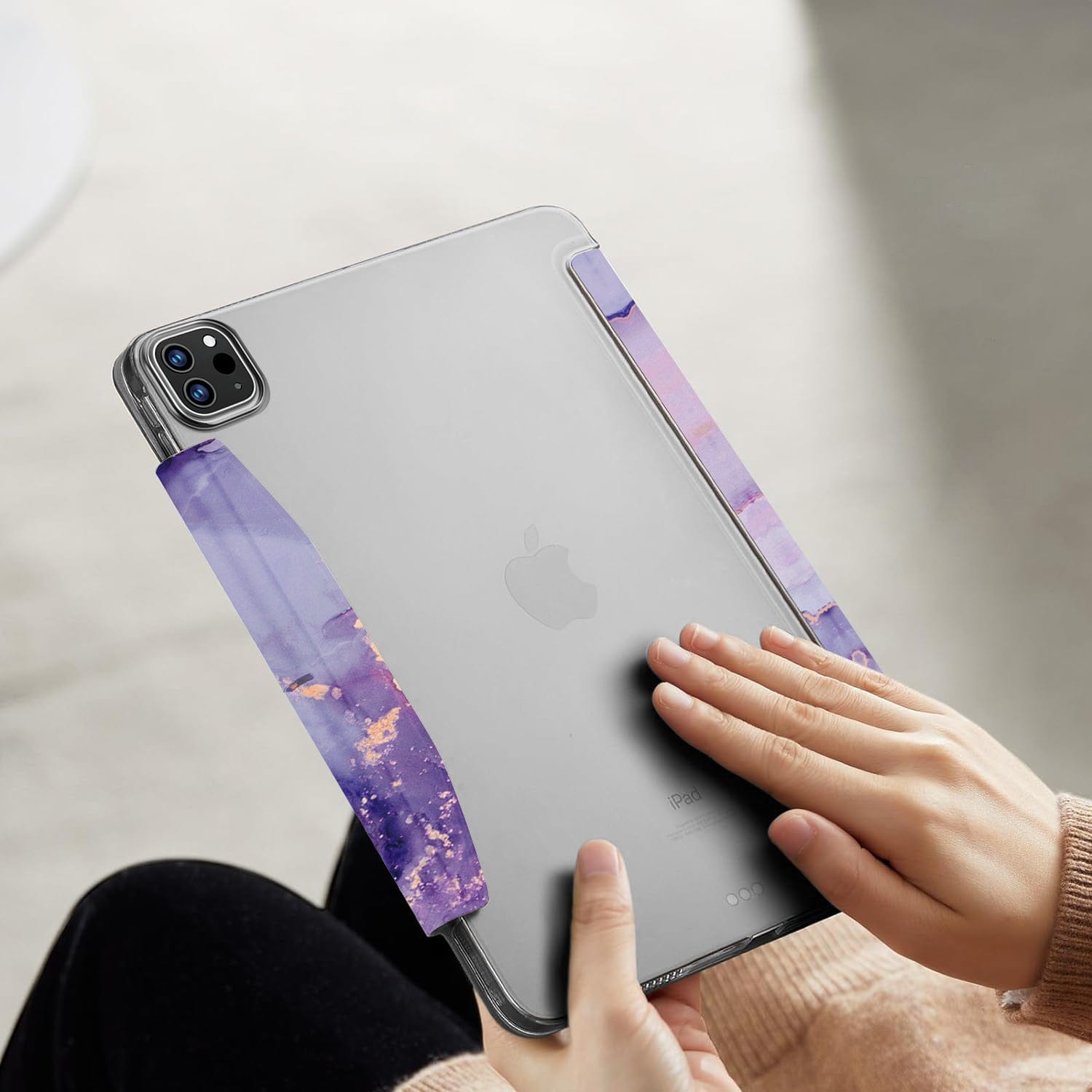 iPad Pro 11" (M4 2024 / M5 2025) Case - Folio Marble | Inspire Series