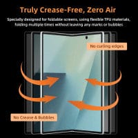Samsung Galaxy Z Fold7 Screen Protector – Full Body with Alignment Tool, Clear | ZeroDamage