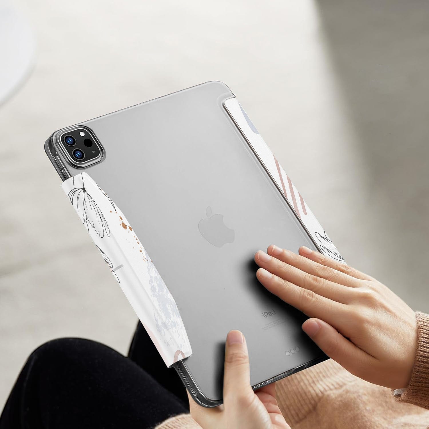 iPad Pro 11" (M4 2024 / M5 2025) Case - Folio Marble | Inspire Series