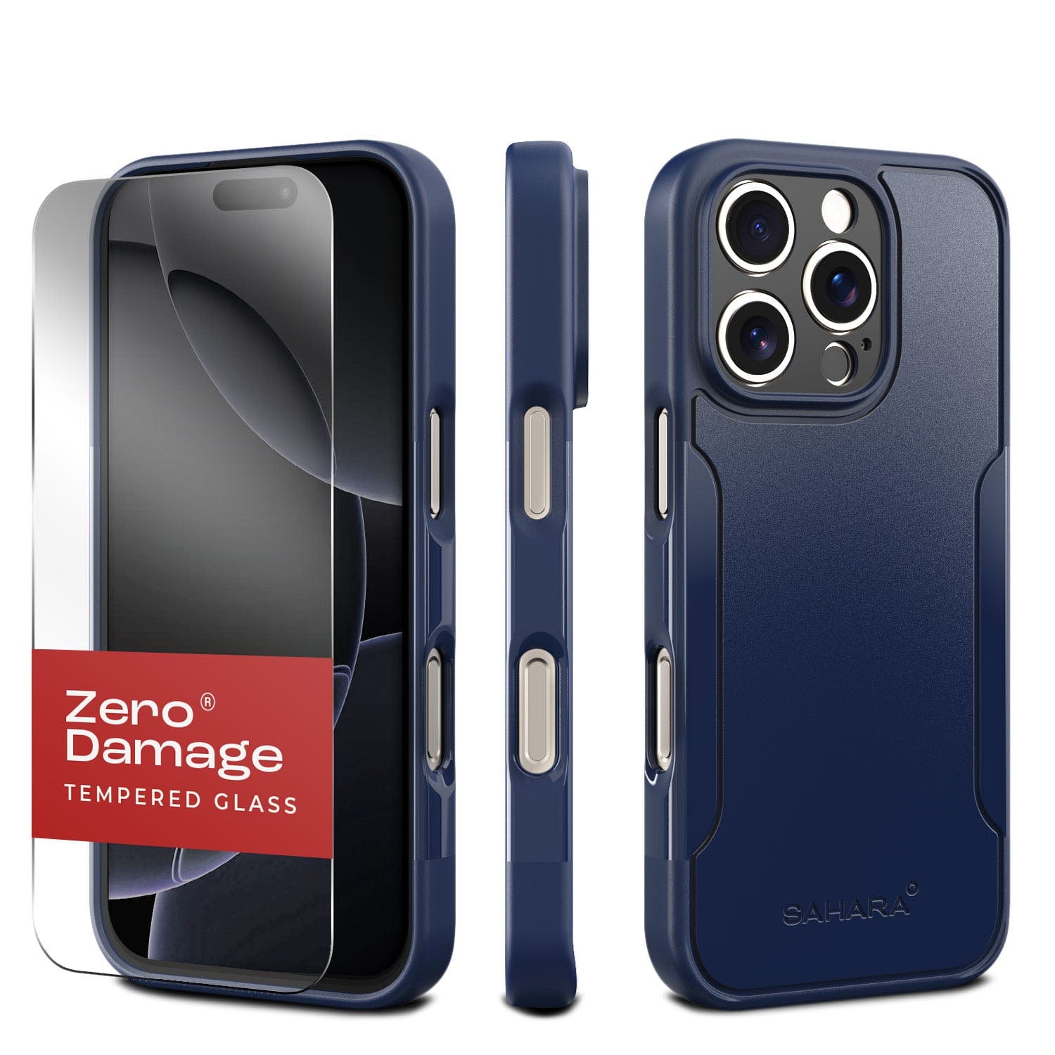 Classic Series Case & Tempered Glass Kit - Apple iPhone 16 Pro Max