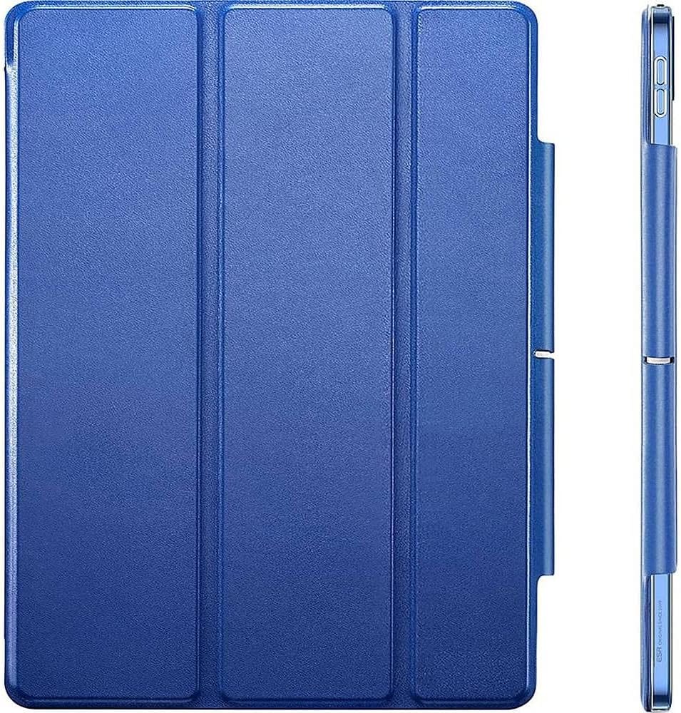 Apple iPad Pro 12.9" (4th,5th, and 6th Gen 2020-2022) Protection Kit Bundle - ESR Folio Case with Tempered Glass Screen (Blue)