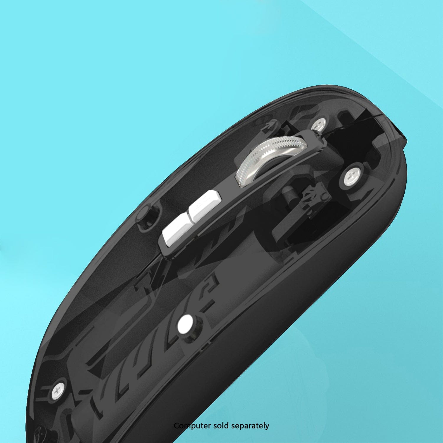 Wireless Mouse - Transparent Dual-Mode, Rechargeable Design | Glacier Series