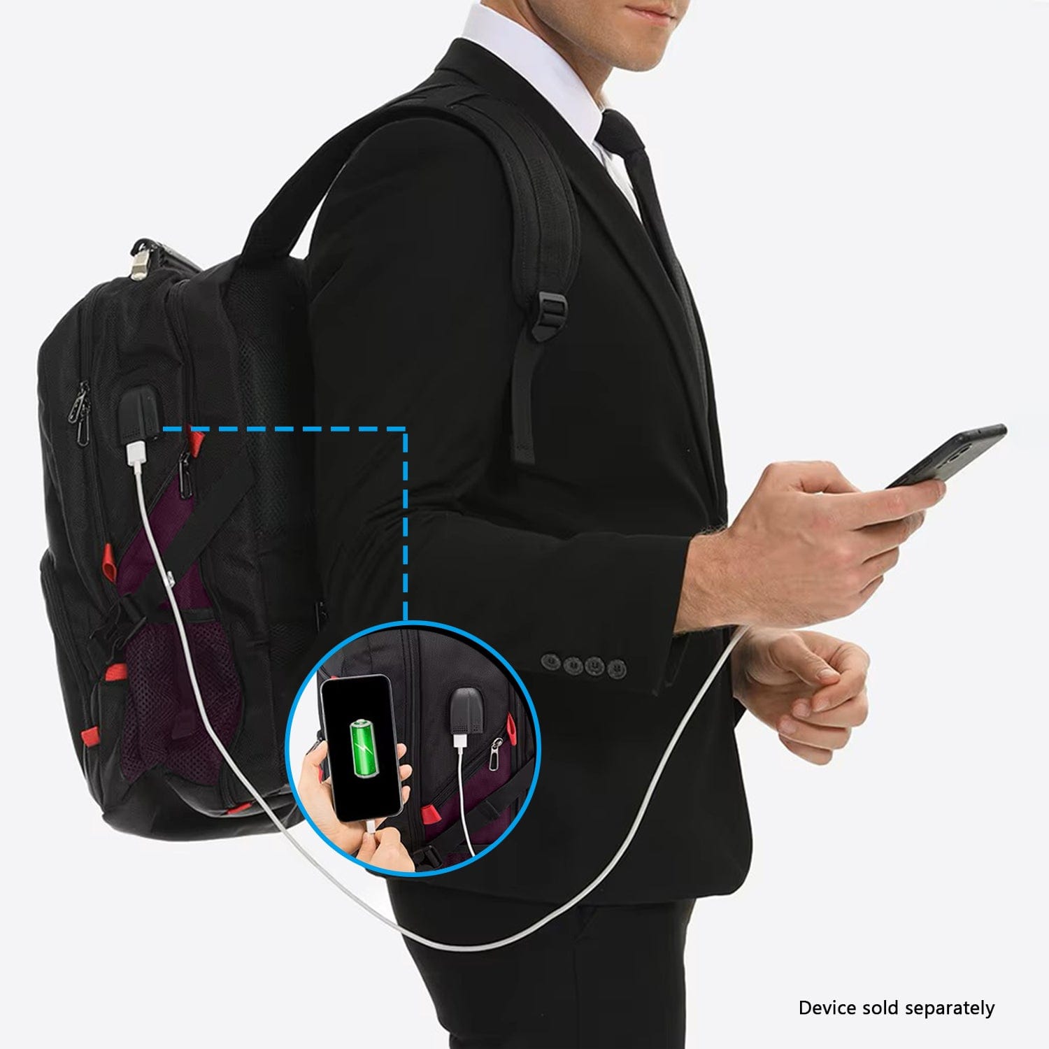 All-in-One Backpack with Anti-Theft lock Fits Laptops up to 17.3"