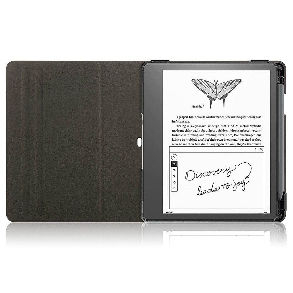 Leather Bi-Fold Folio Case for reMarkable 2 - Black