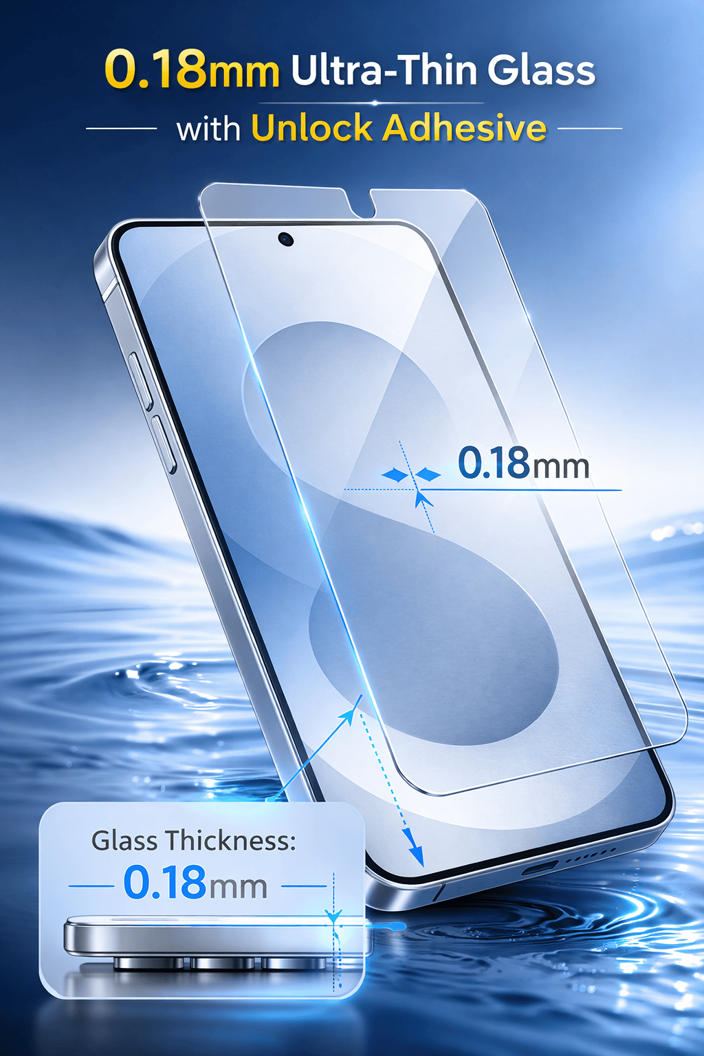 Samsung Galaxy S26+ Screen Protector - Ultra-Strong Tempered Glass | ZeroDamage
