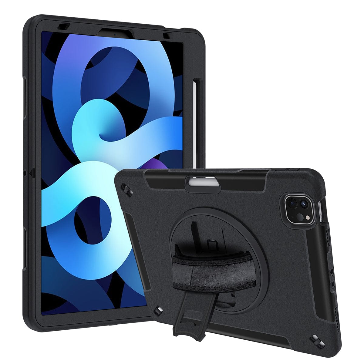 Raider Series Heavy-Duty Hand Strap Case - Apple iPad Air 10.9-inch (4th/5th Gen) and iPad Air 11-inch (M2 2024 & M3 2025)