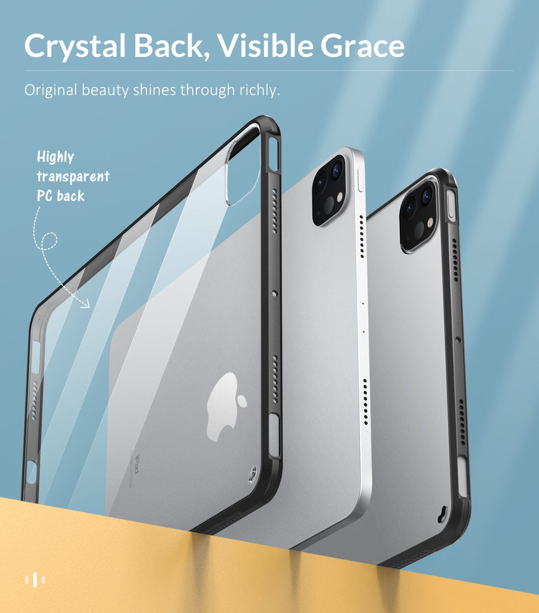 Venture Series Clear Hard Shell Case - iPad Pro 11" (3rd/4th Gen)