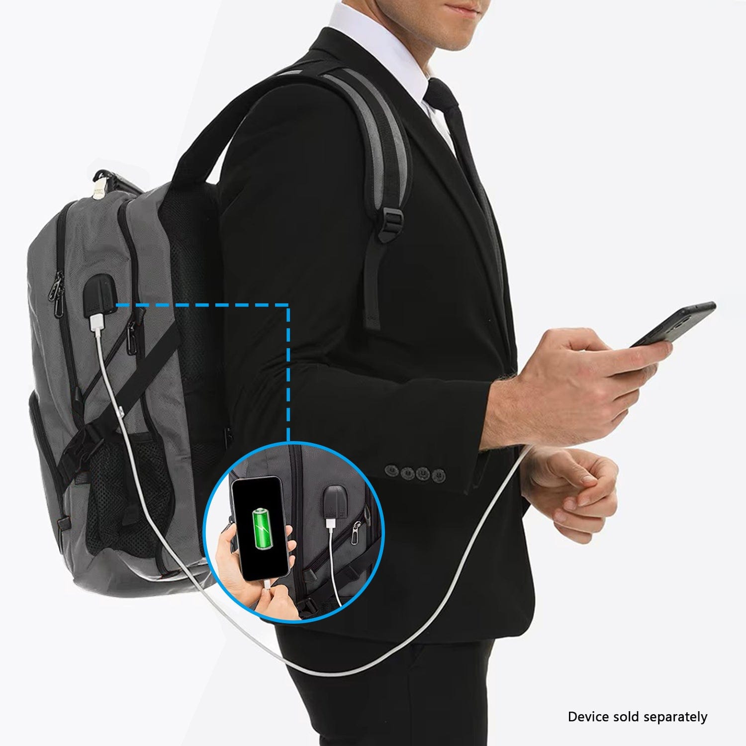 All-in-One Backpack with Anti-Theft lock Fits Laptops up to 17.3"