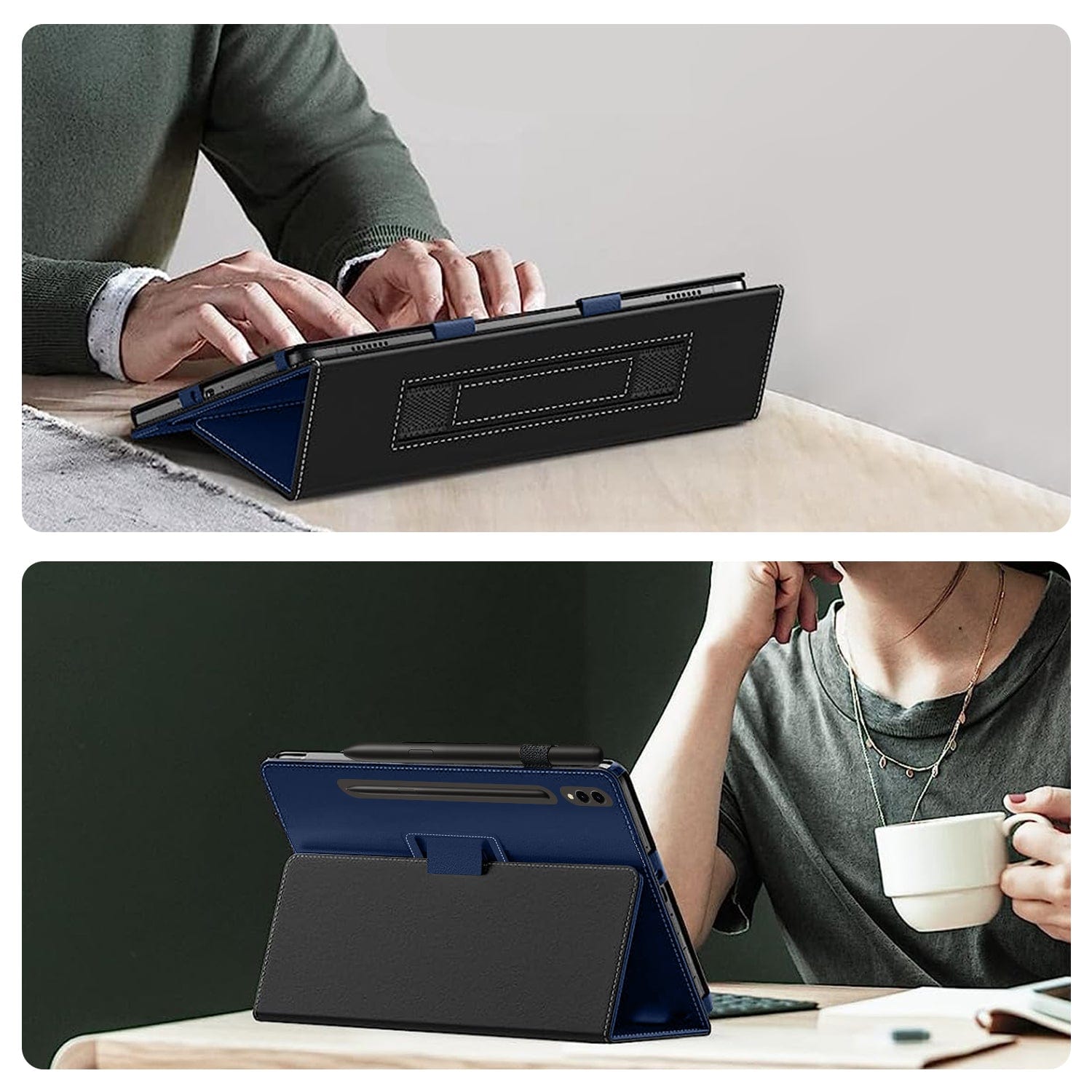 Indy Series Bi-Fold Folio Case - Samsung Galaxy Tab S10 Ultra and Tab S9 Ultra