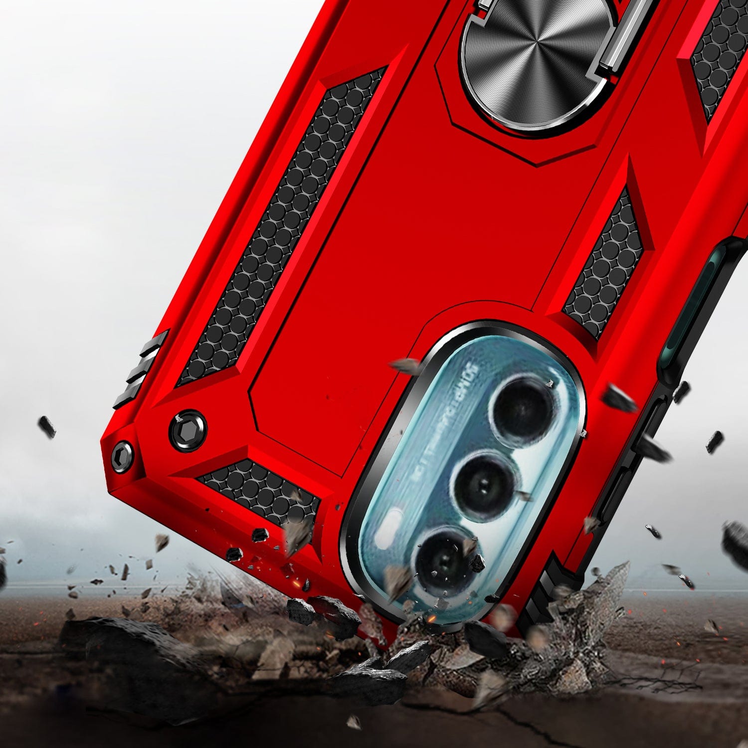 Raider Series Heavy Duty Kickstand Case with Belt Clip - Motorola Moto G 5G 2023