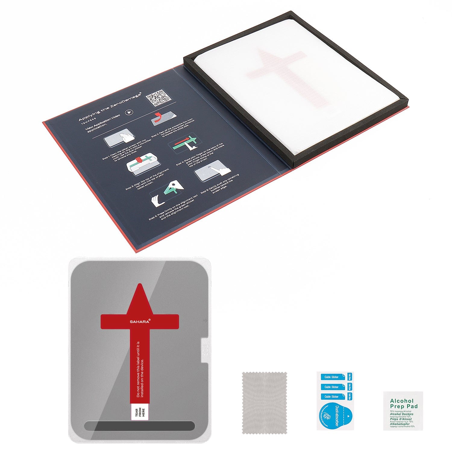 ZeroDamage Ultra-Strong+ Tempered Privacy Glass Screen Protector - iPad Pro 13" M4