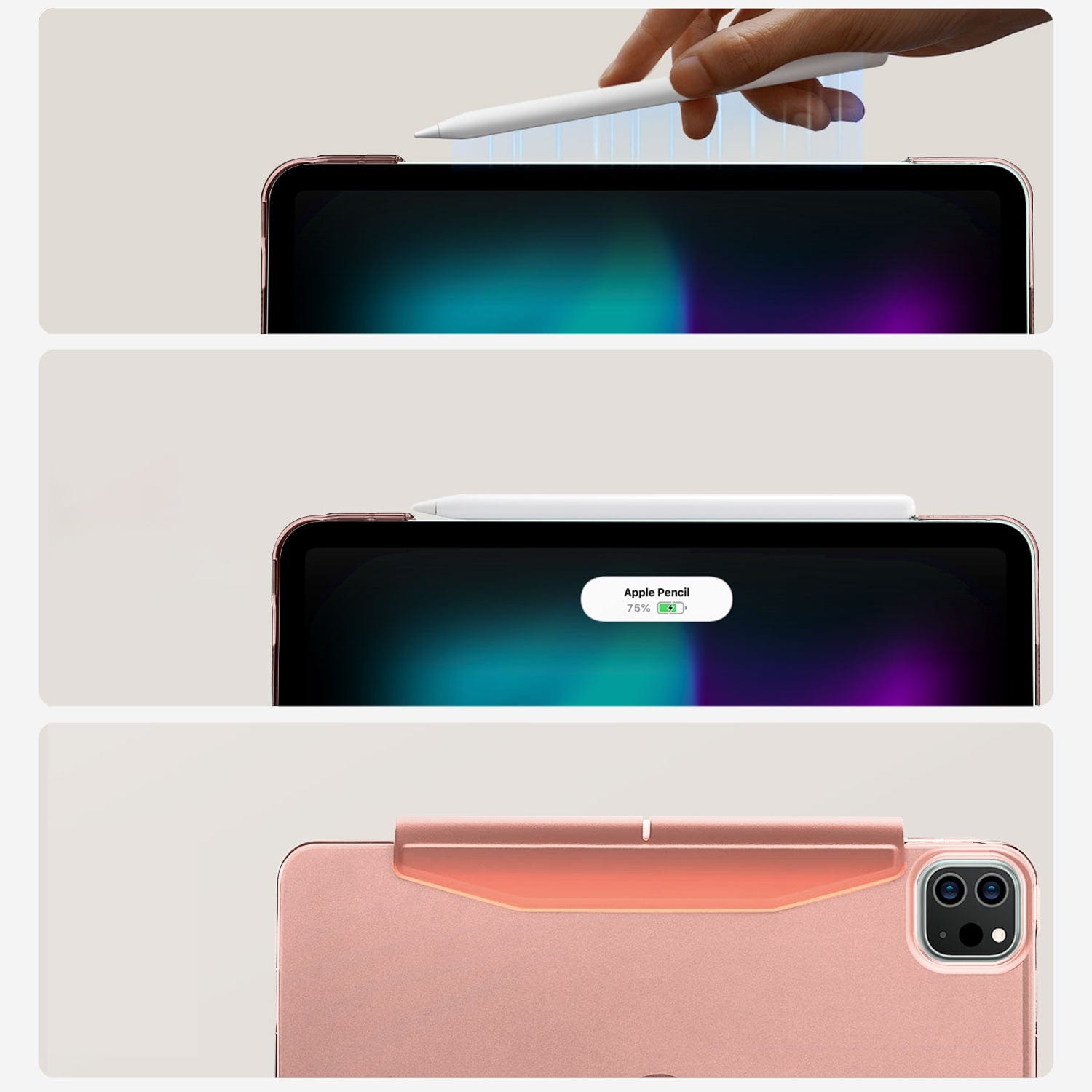 iPad Pro 11" (M4 2024 / M5 2025) Case with Screen Protector - Tri-Fold | Venture Series