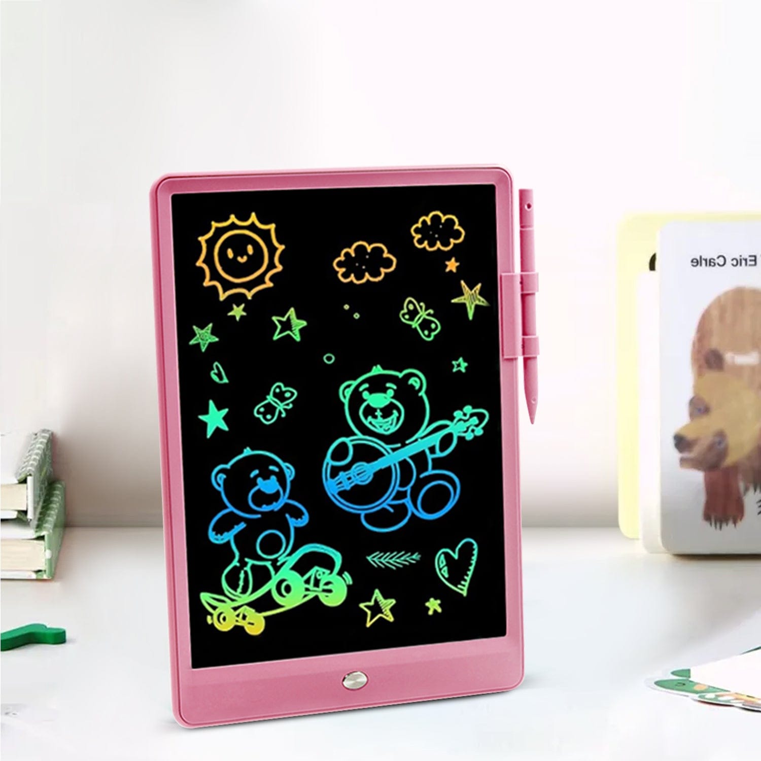 LCD Writing Tablet 10" - Paperless Notebook, One-Click Erase with Lock